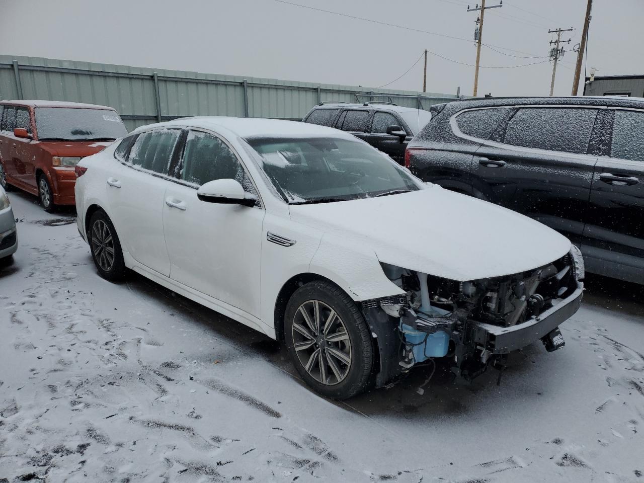 2020 KIA Optima VIN 5XXGU4L15LG413887 Copart auction photo, front end damage thumbnail 4