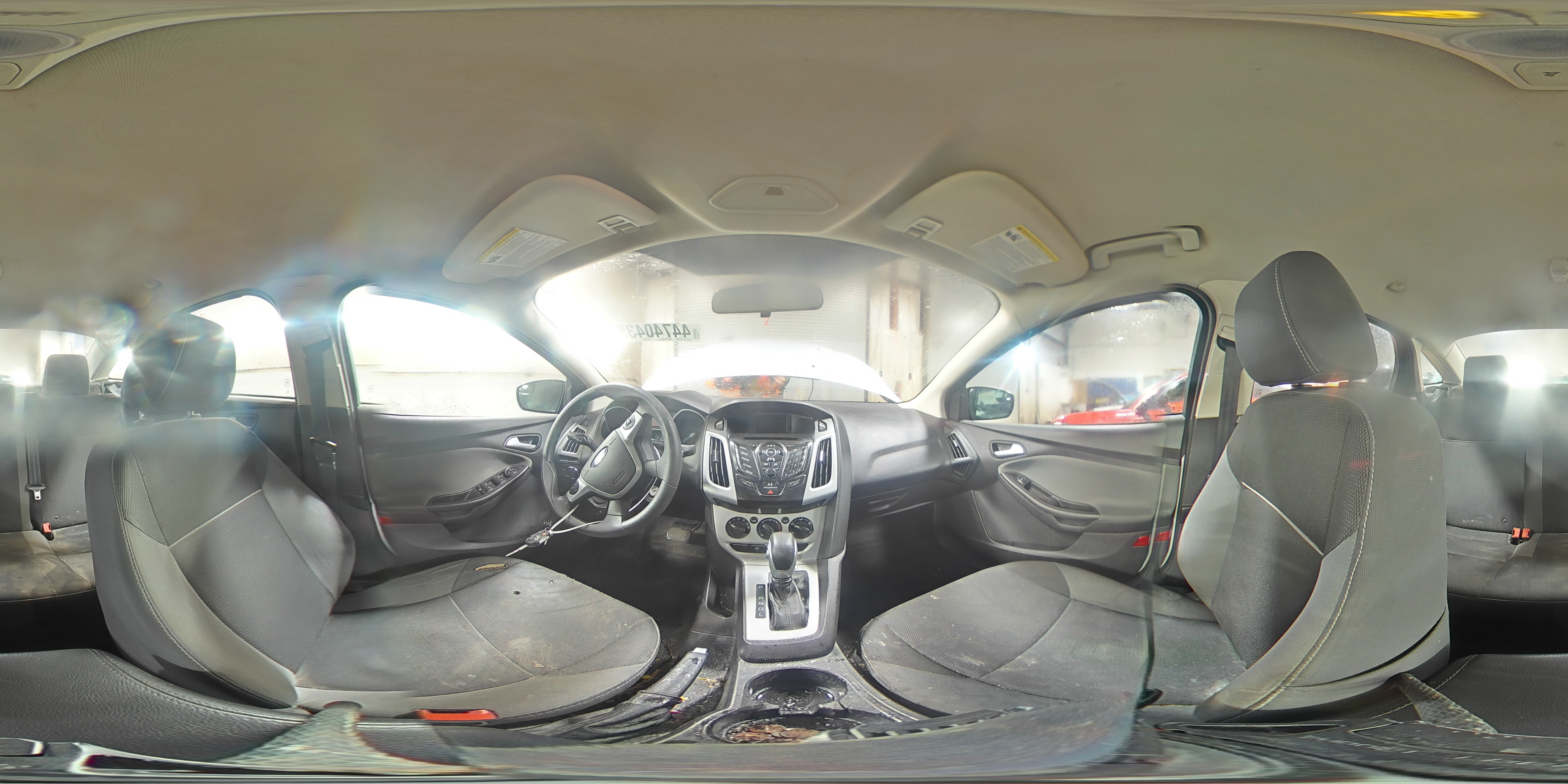 2014 Ford Focus VIN 1FADP3F28EL427901 Copart auction photo, front end damage thumbnail 14