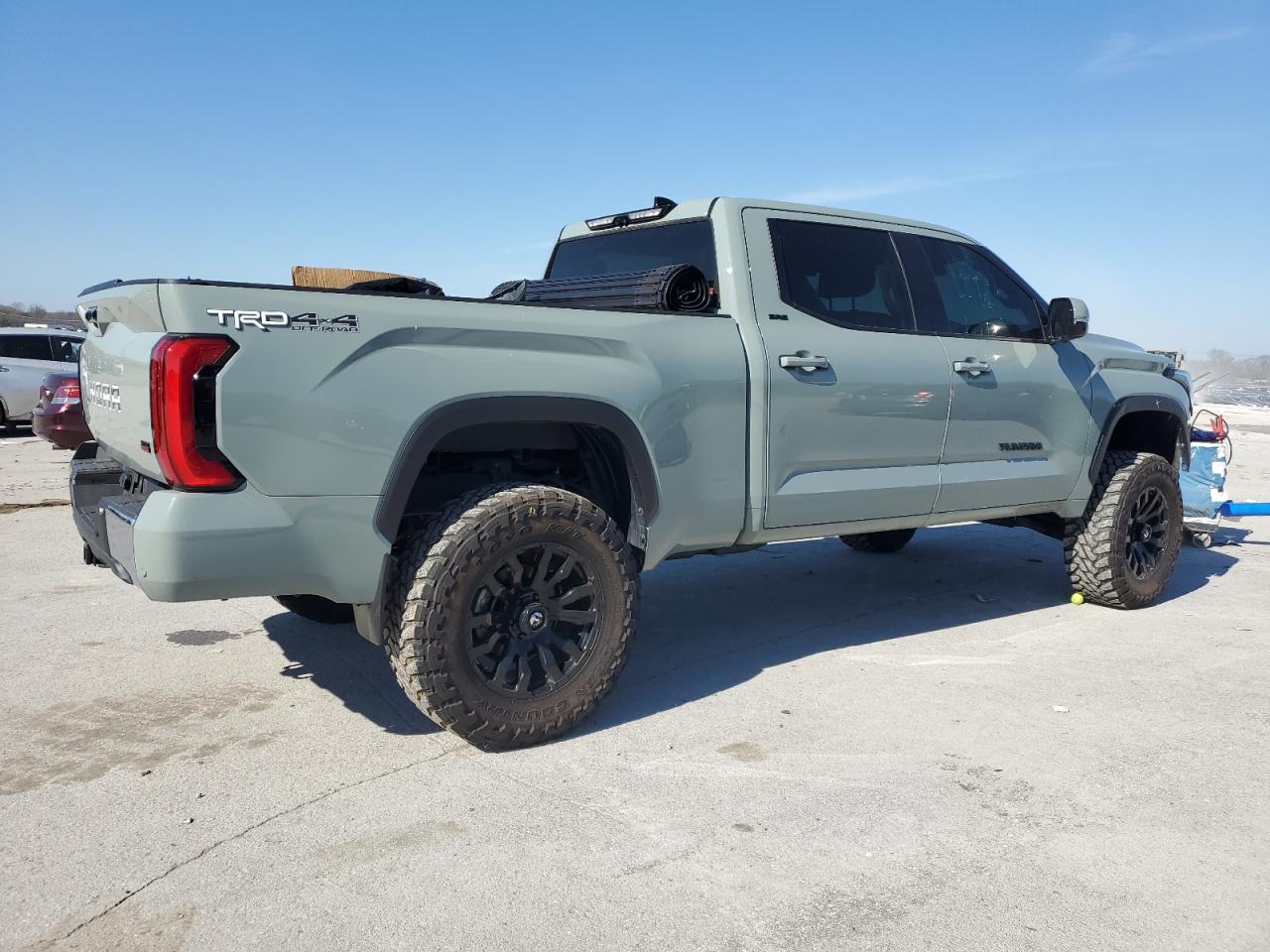 2022 Toyota Tundra VIN 5TFLA5EC6NX009729 Copart auction photo, front end damage thumbnail 3