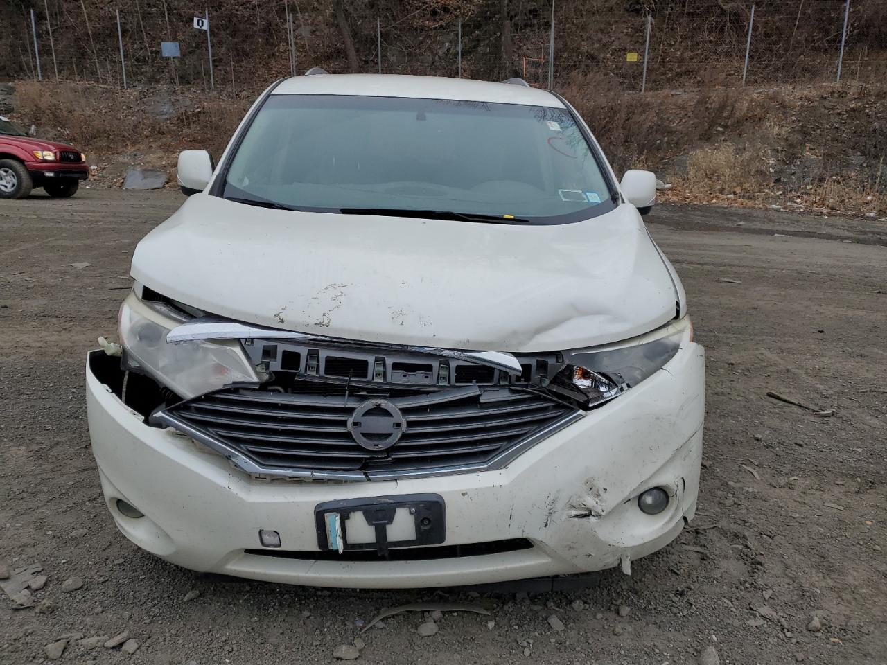 2014 Nissan Quest VIN JN8AE2KP0E9102420 Copart auction photo, front end / minor dent/scratches damage thumbnail 5