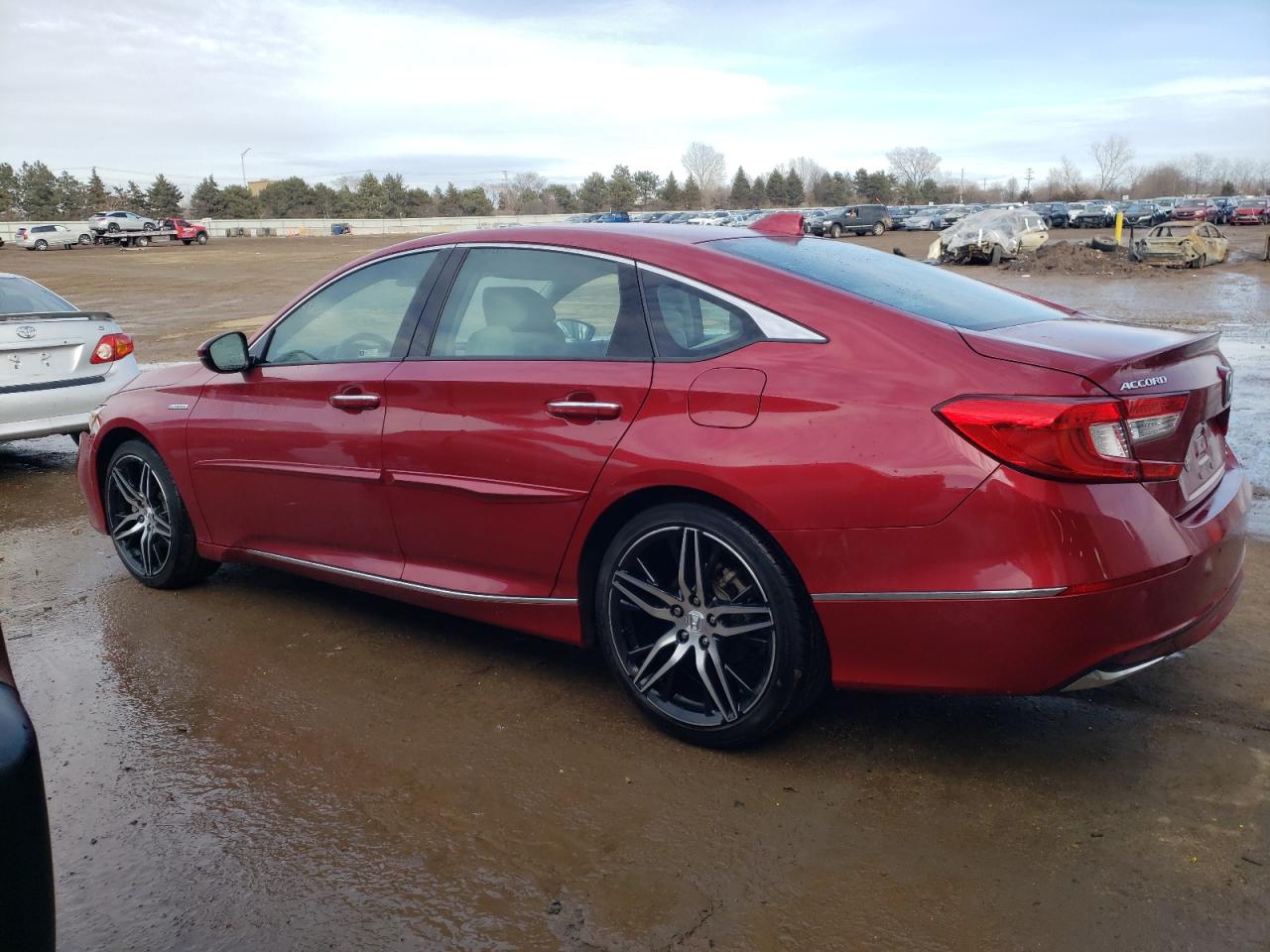 2021 Honda Accord VIN 1HGCV3F92MA015011 Copart auction photo, front end damage thumbnail 2