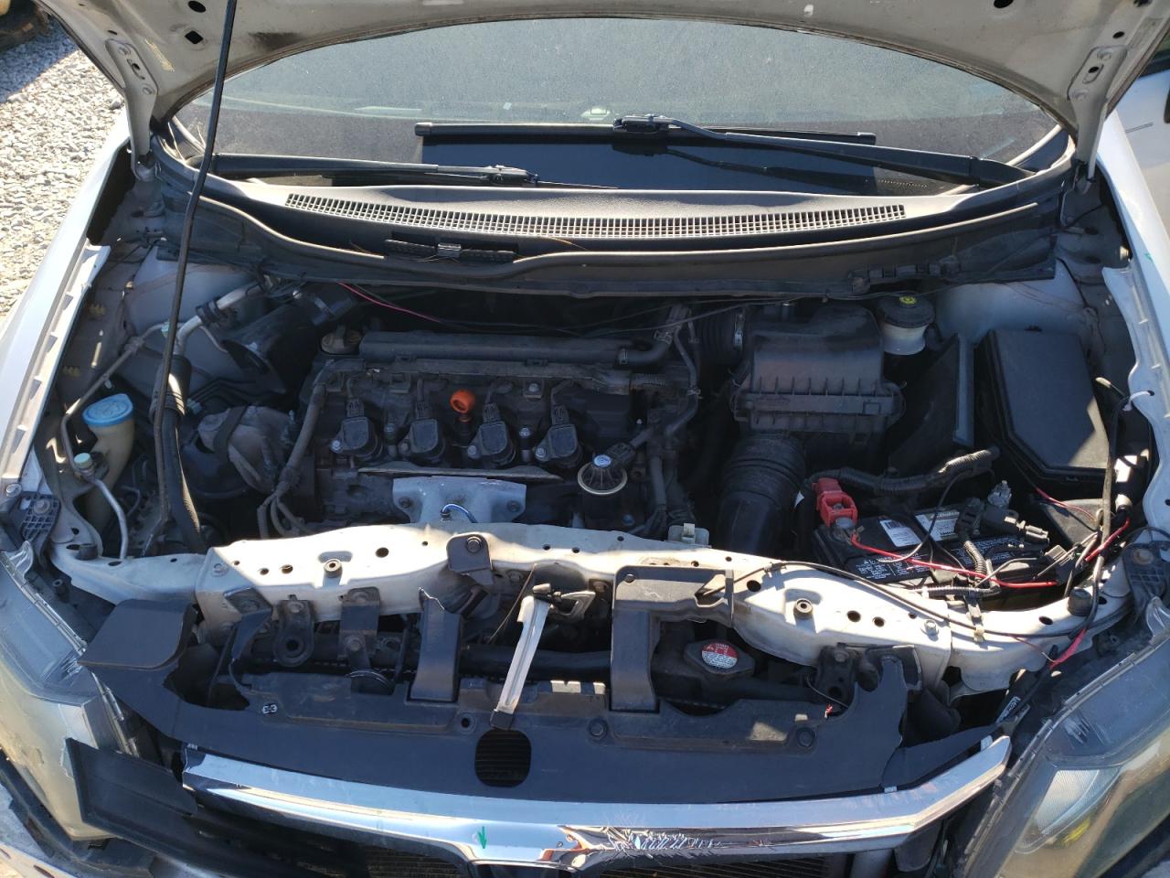 2012 Honda Civic VIN 2HGFB2F56CH600400 Copart auction photo, front end damage thumbnail 11