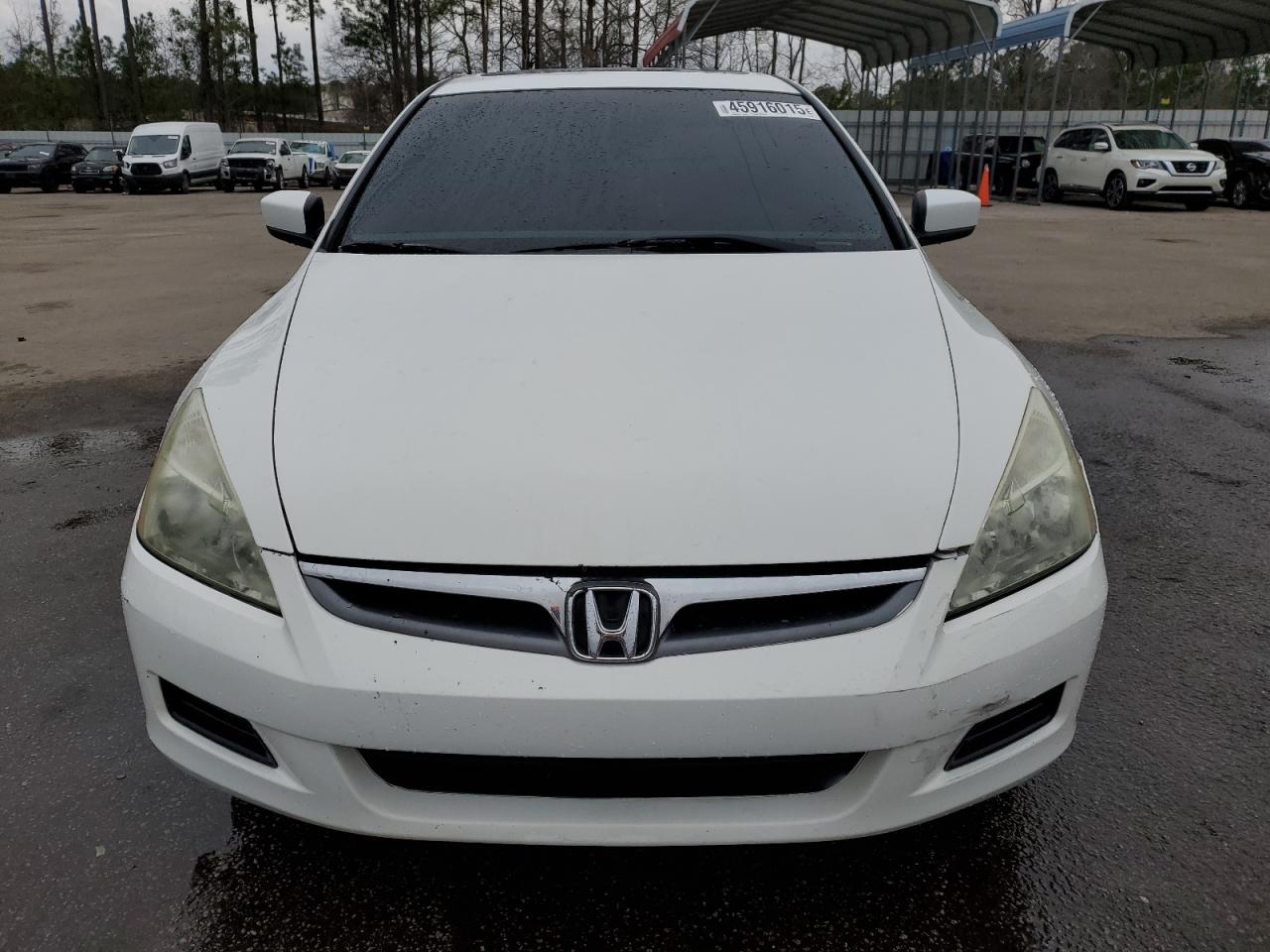 2007 Honda Accord VIN 1HGCM66587A035950 Copart auction photo, side / rear end damage thumbnail 5
