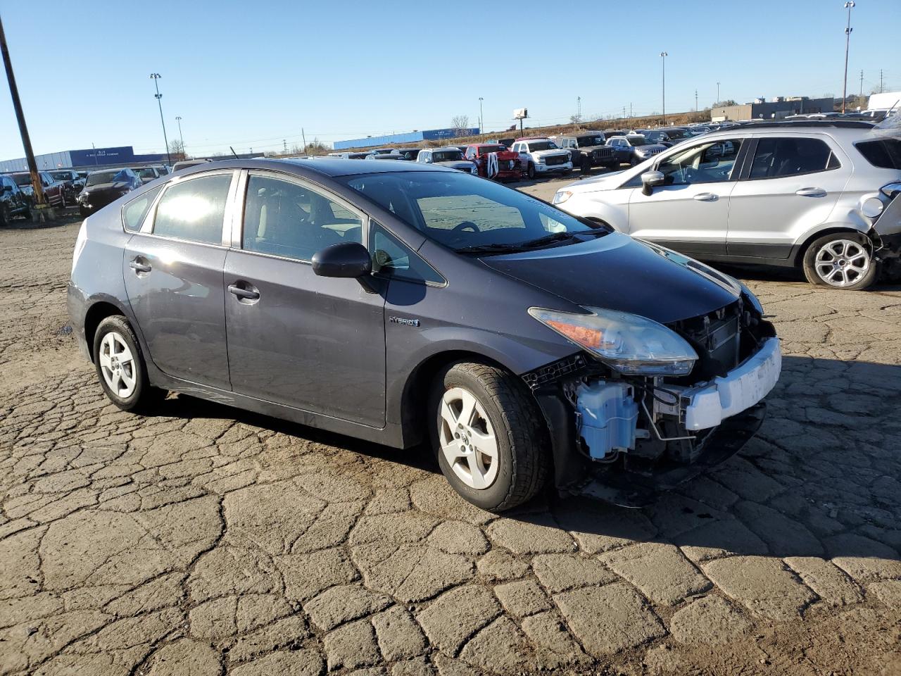 2011 Toyota Prius VIN JTDKN3DU0B0302416 Copart auction photo, front end damage thumbnail 4