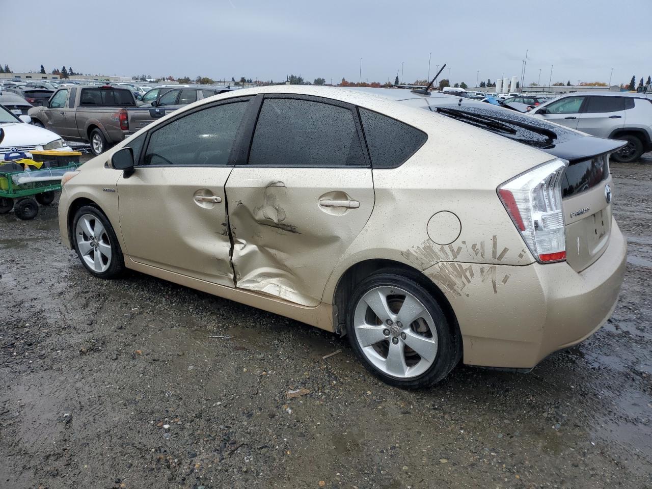 2010 Toyota Prius VIN JTDKN3DU7A0030896 Copart auction photo, side damage thumbnail 2