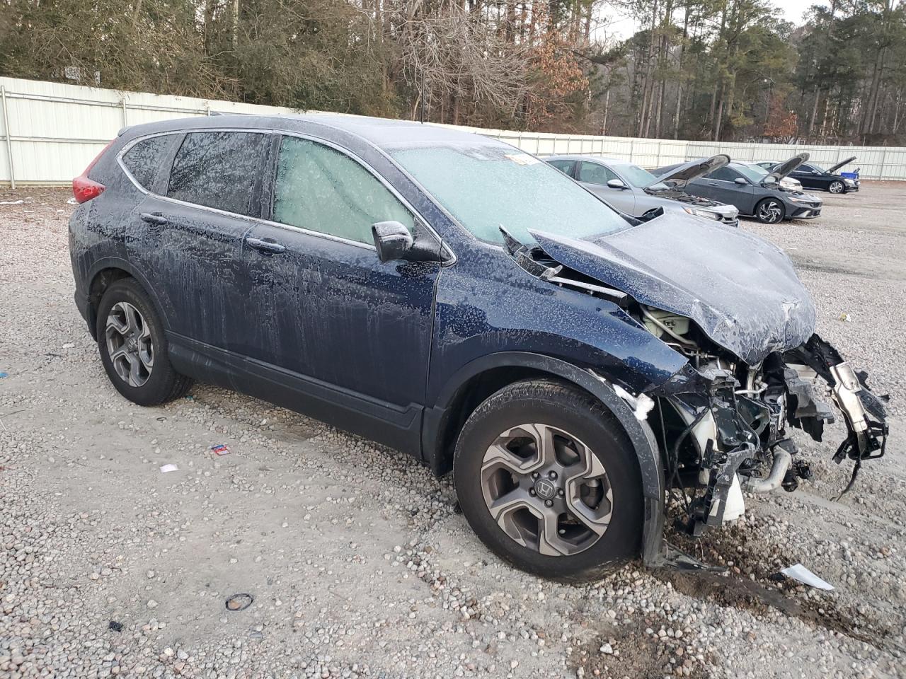 2018 Honda CR-V VIN 2HKRW2H81JH629265 Copart auction photo, front end damage thumbnail 4