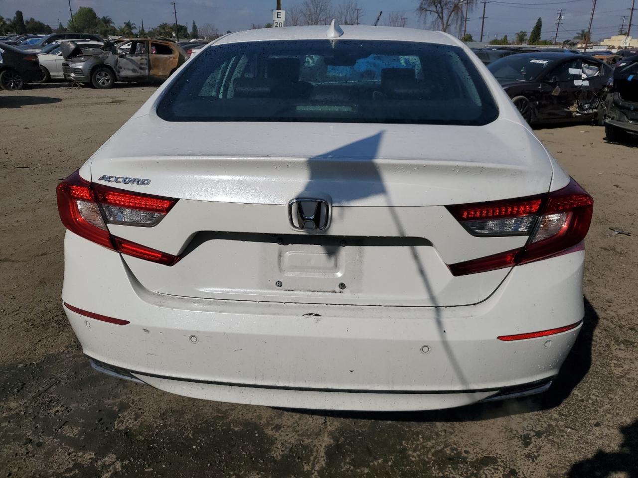 2021 Honda Accord VIN 1HGCV1F54MA076328 Copart auction photo, front end damage thumbnail 6