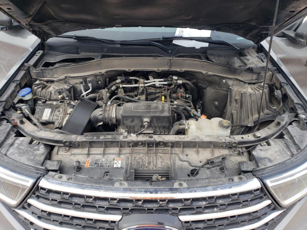 2021 Ford Explorer VIN 1FMSK7DH2MGC39148 Copart auction photo, front end / side damage thumbnail 13