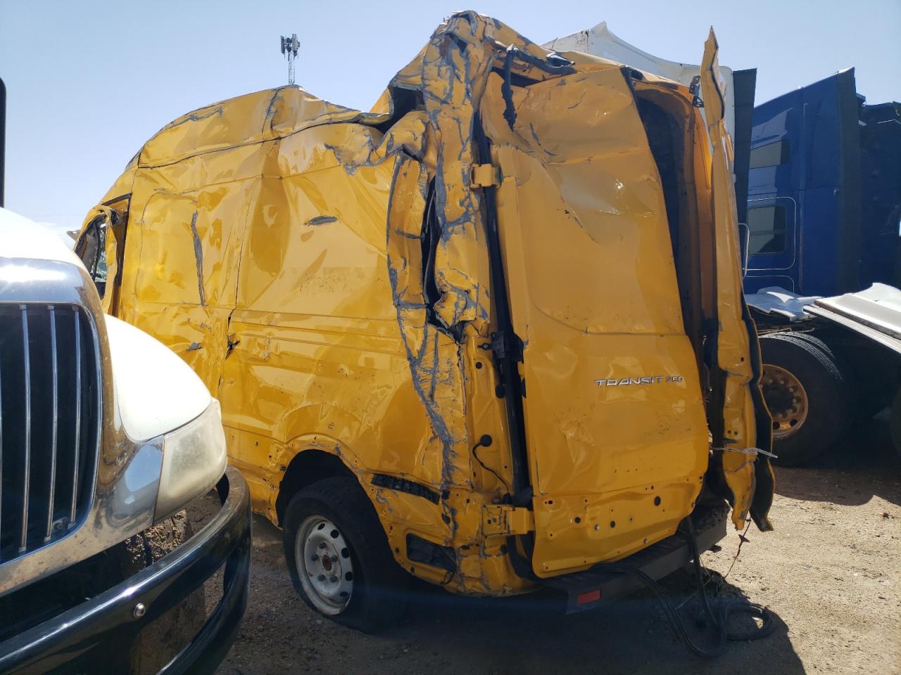 2021 Ford Transit VIN 1FTBR1X85MKA08184 Copart auction photo, all over damage thumbnail 2