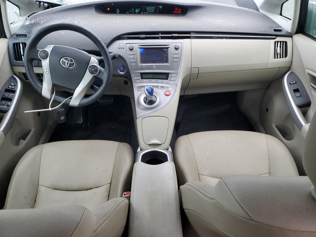 2014 Toyota Prius VIN JTDKN3DU5E0386527 Copart auction photo, front end damage thumbnail 8