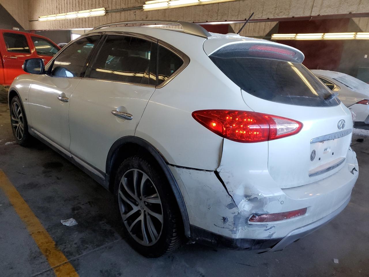 2017 Infiniti QX50 VIN JN1BJ0RR5HM401364 Copart auction photo, rear end / front end damage thumbnail 2