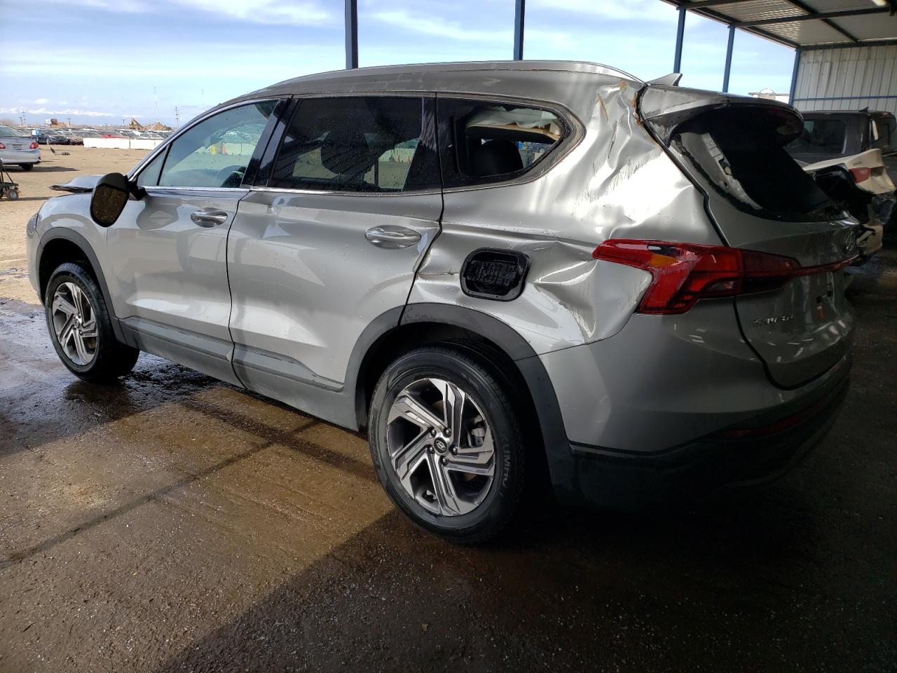 2023 Hyundai Santa Fe VIN 5NMS2DAJ0PH639636 Copart auction photo, rollover damage thumbnail 2