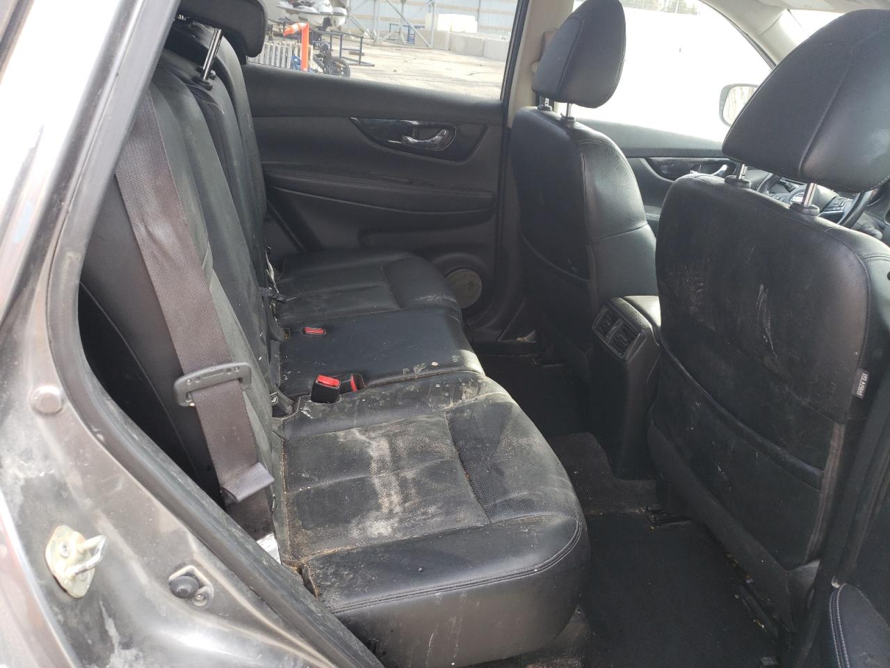 2017 Nissan Rogue VIN JN8AT2MT2HW408153 Copart auction photo, front end / side damage thumbnail 11