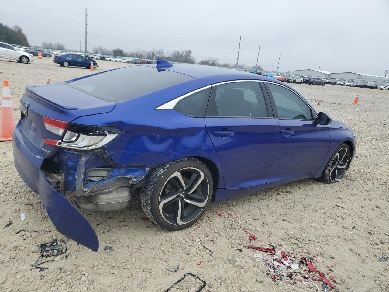 2018 Honda Accord VIN 1HGCV1F36JA014939 Copart auction photo, rear end / front end damage thumbnail 3