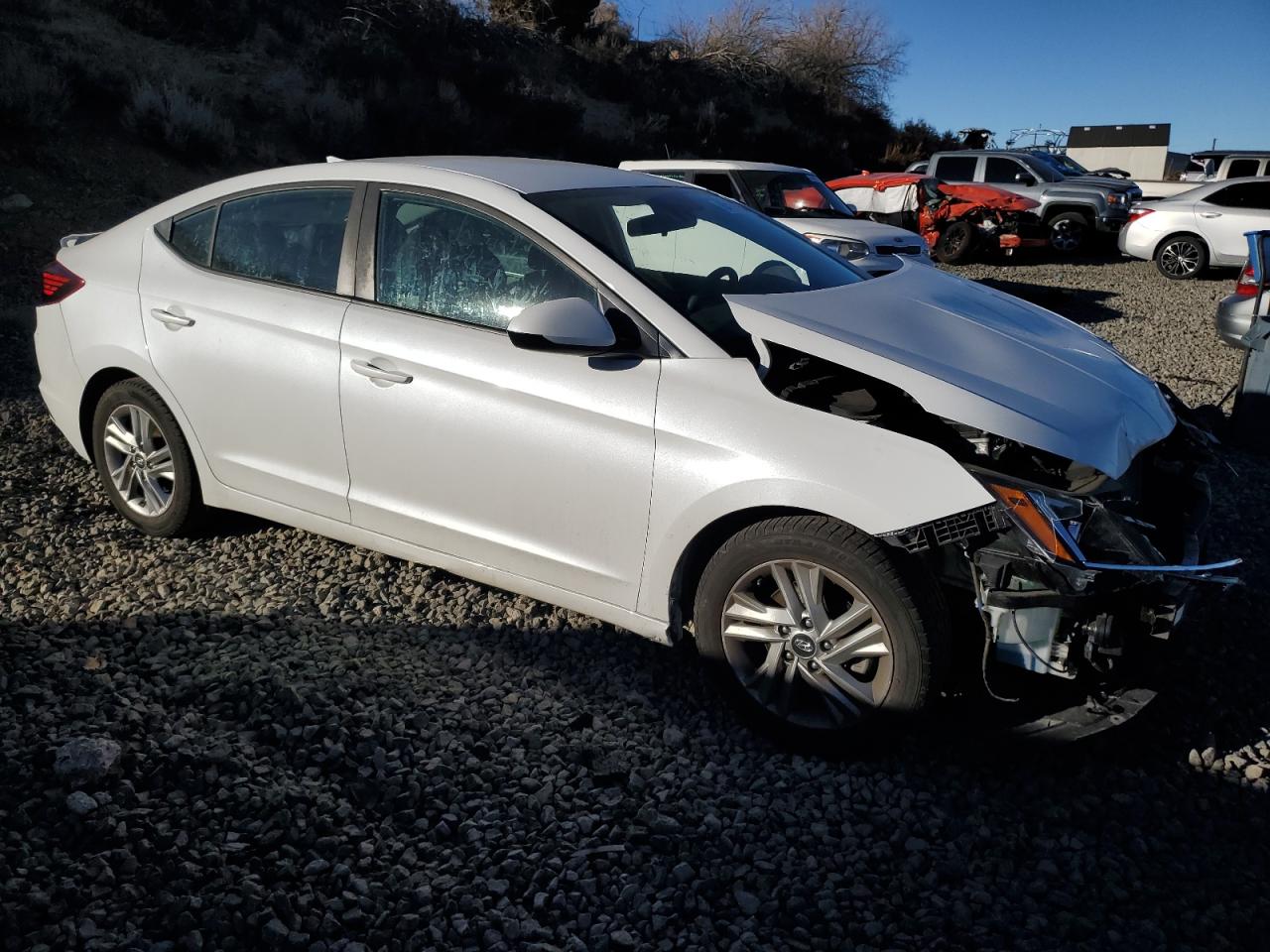 2020 Hyundai Elantra VIN 5NPD84LF5LH577745 Copart auction photo, front end / rear end damage thumbnail 4
