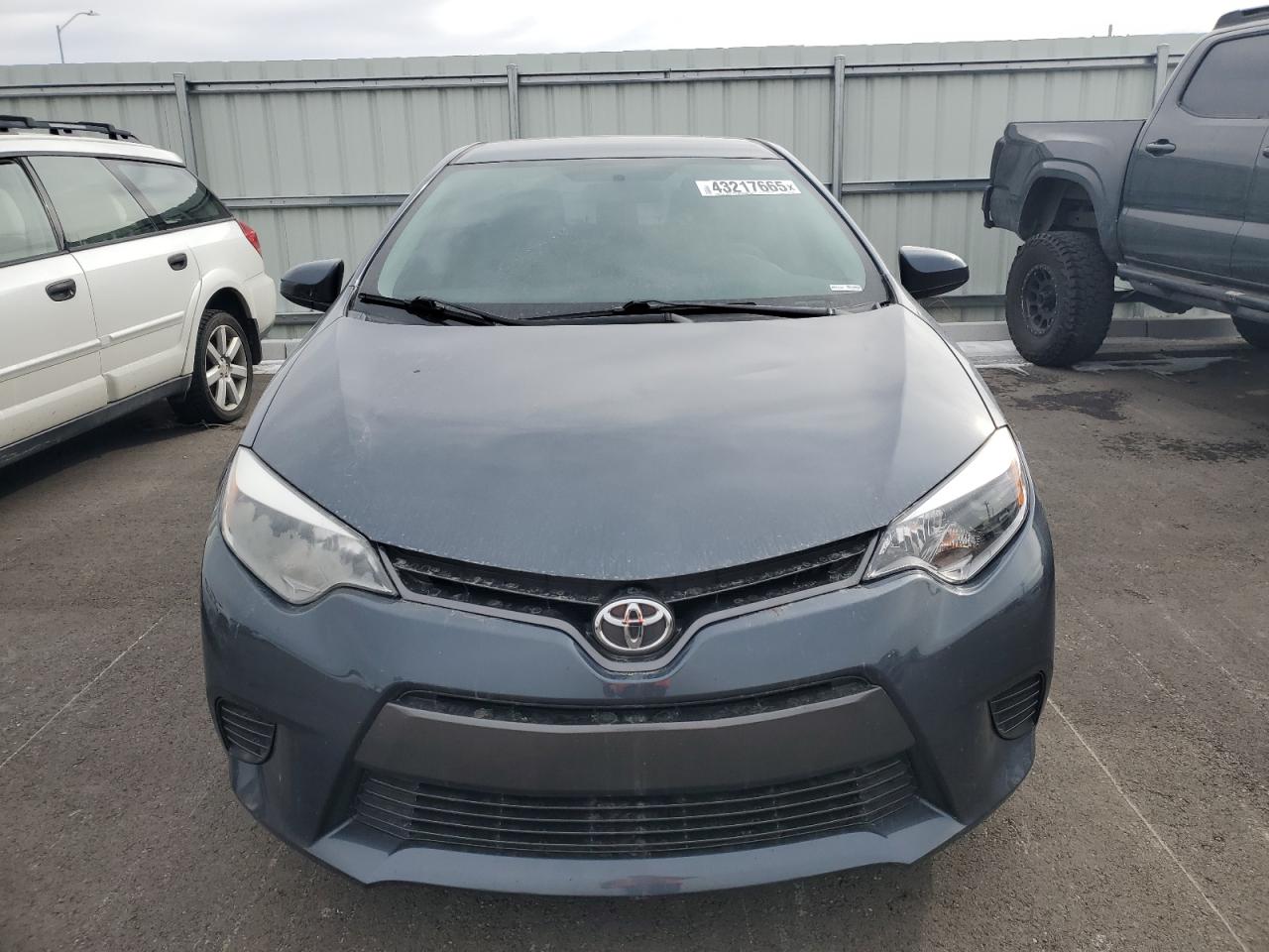 2016 Toyota Corolla VIN 2T1BURHE3GC644514 Copart auction photo, rear end damage thumbnail 5