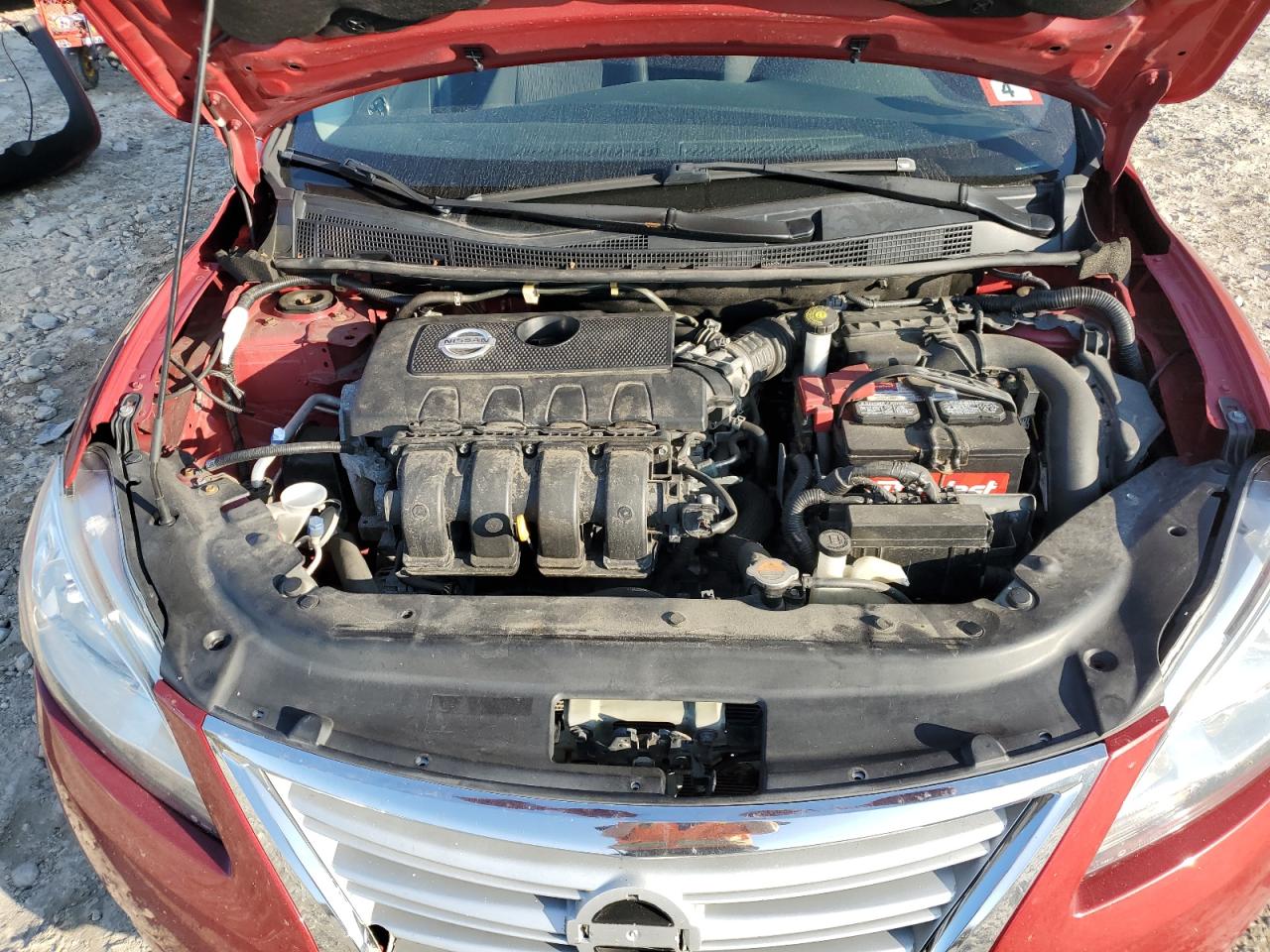 2014 Nissan Sentra VIN 3N1AB7APXEL655637 Copart auction photo, rear end damage thumbnail 13