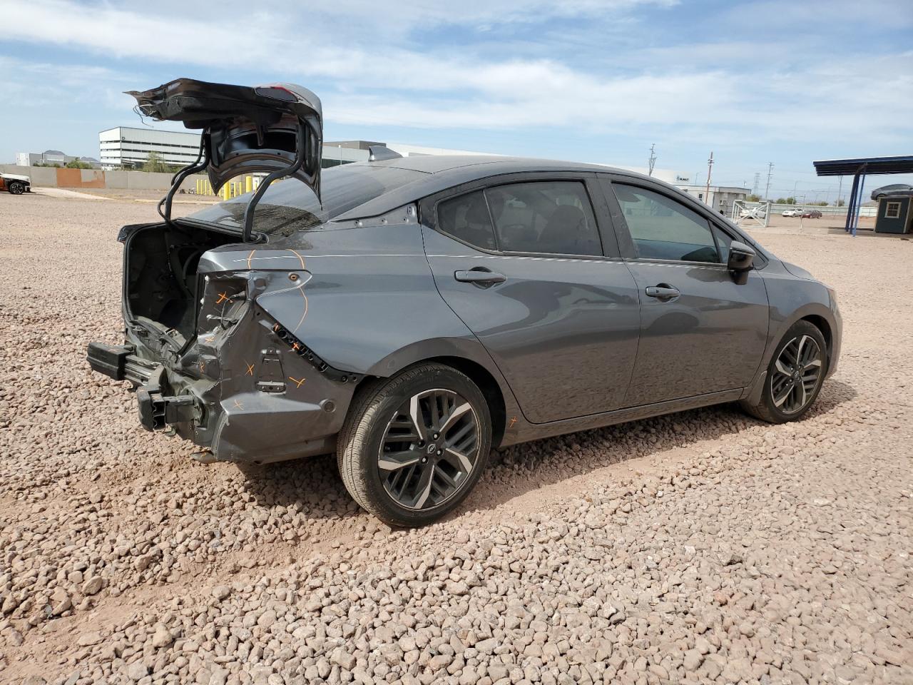 2024 Nissan Versa VIN 3N1CN8FVXRL819925 Copart auction photo, rear end damage thumbnail 3