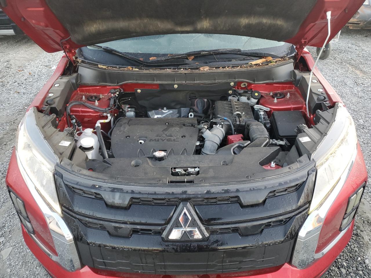 2021 Mitsubishi Outlander VIN JA4ARUAU8MU005524 Copart auction photo, top/roof damage thumbnail 12
