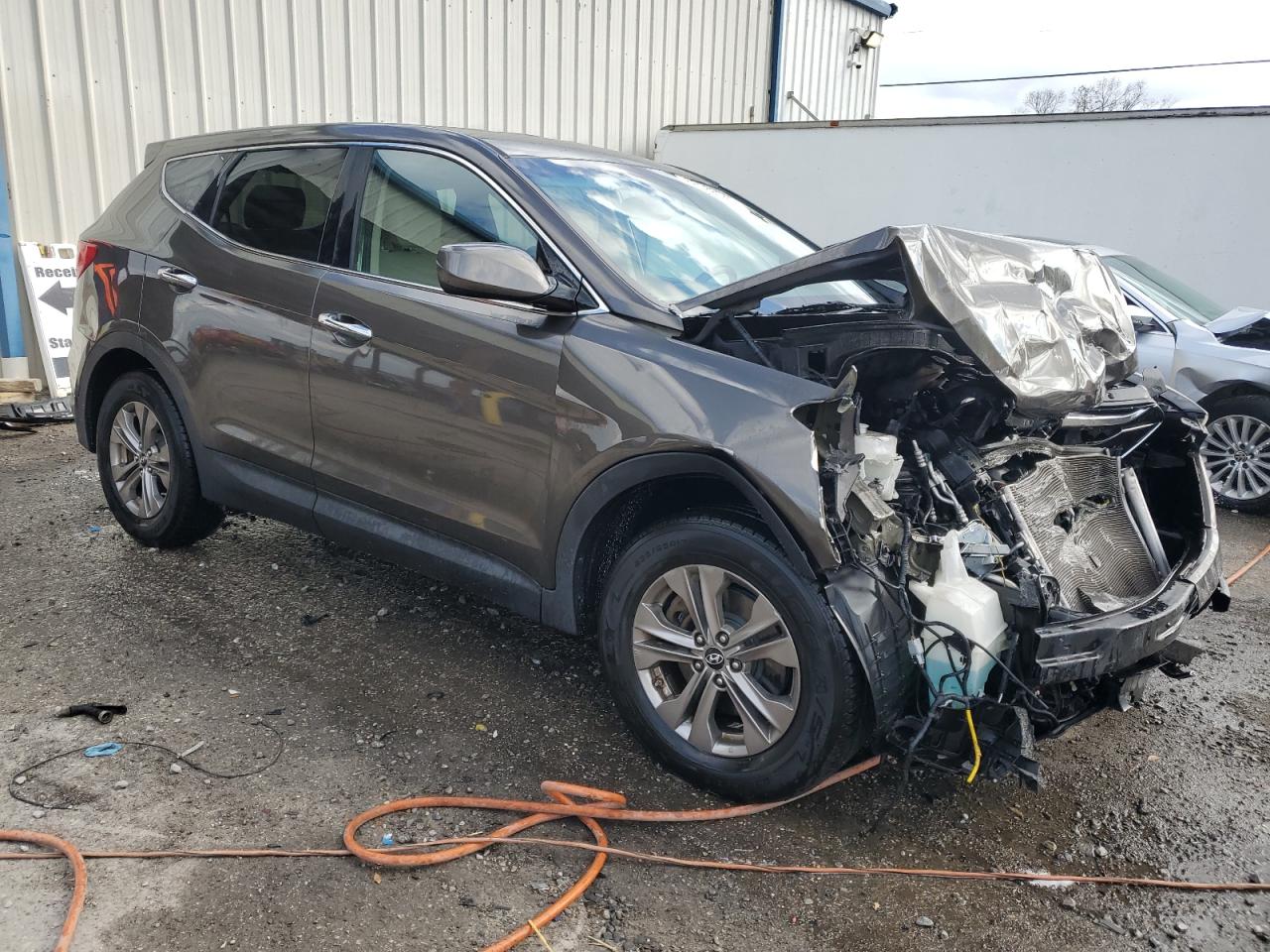 2014 Hyundai Santa Fe VIN 5XYZT3LB1EG132246 Copart auction photo, front end damage thumbnail 4