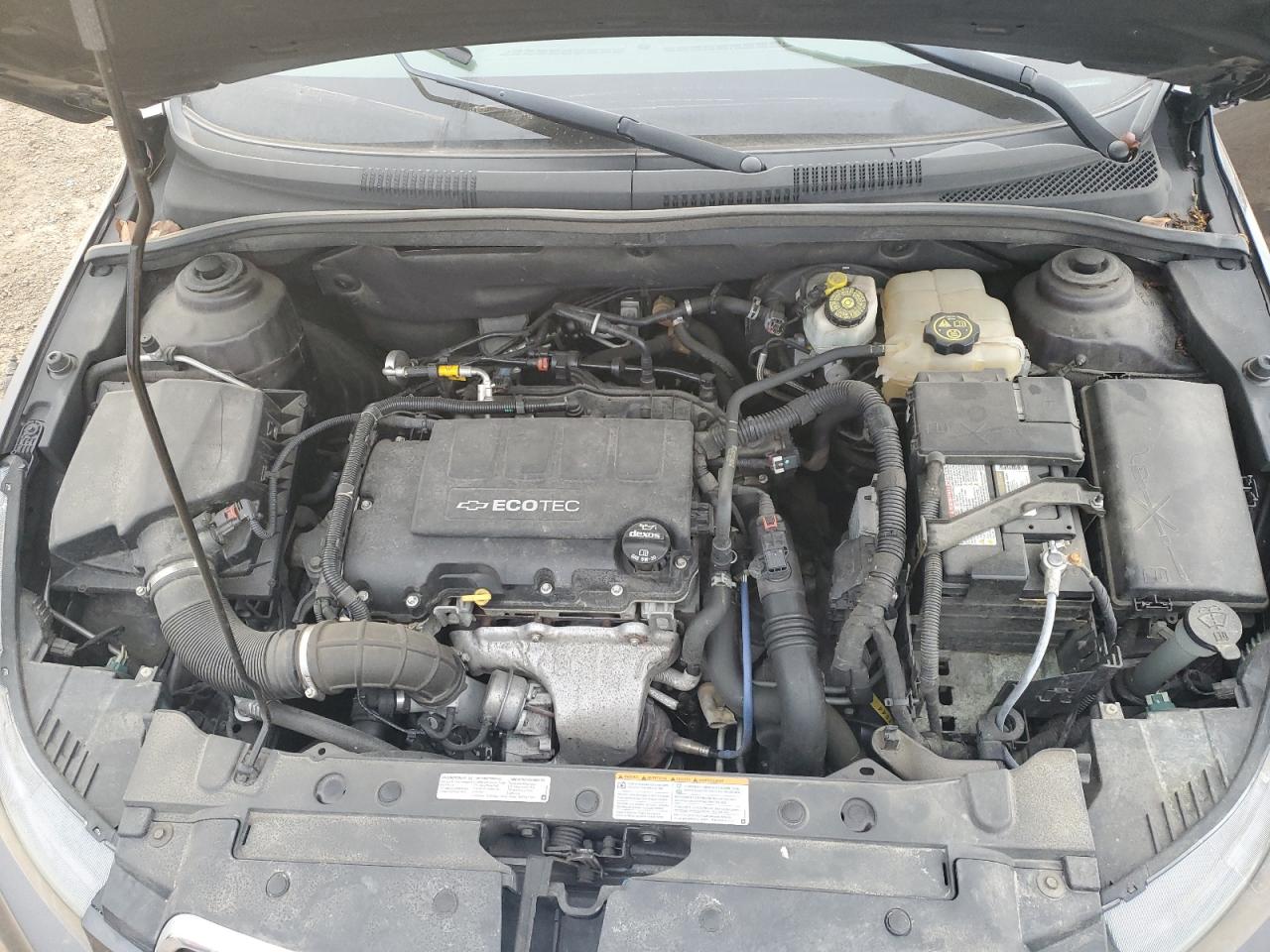 2015 Chevrolet Cruze VIN 1G1PC5SBXF7166746 Copart auction photo, side / front end damage thumbnail 12