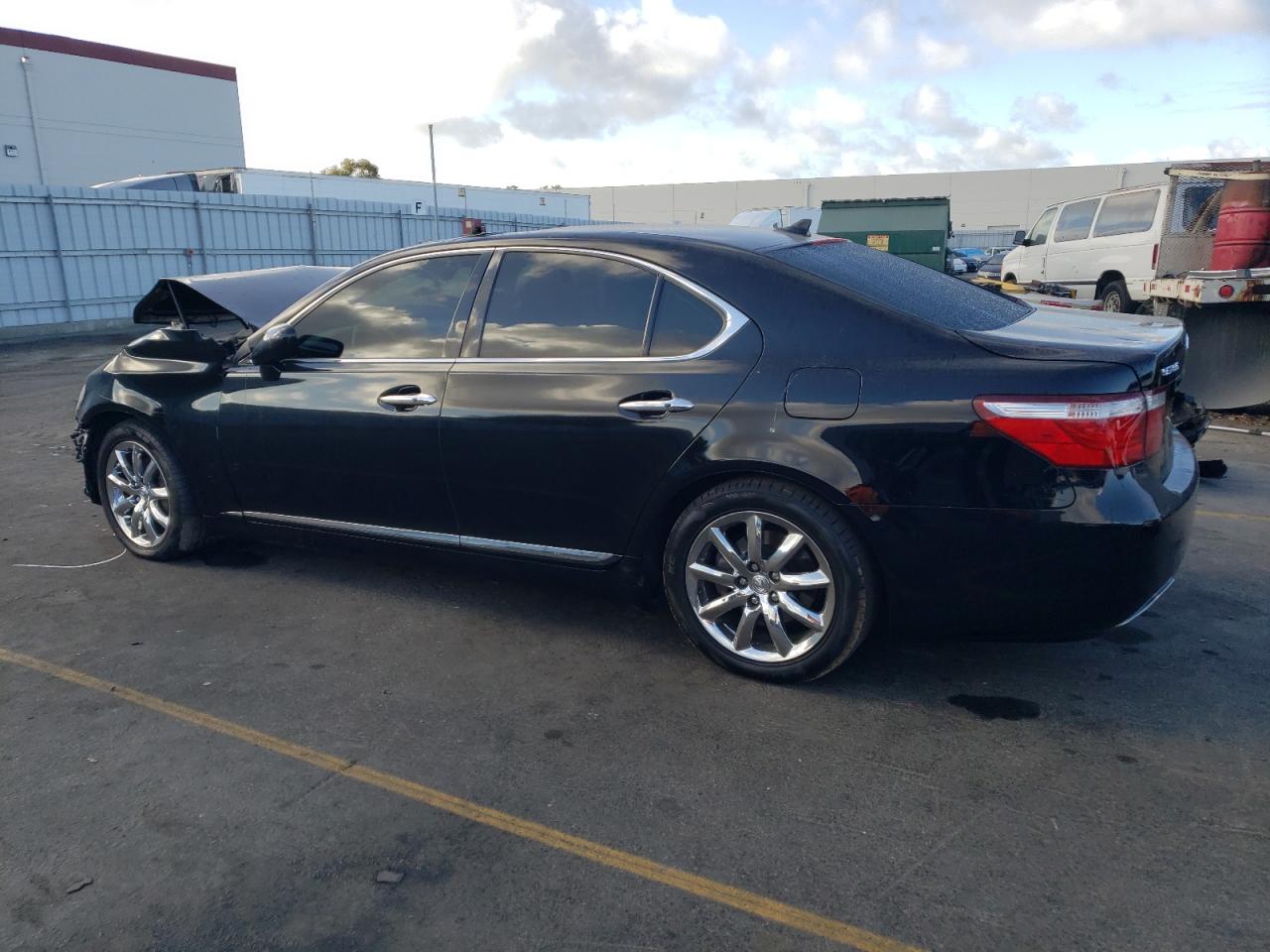 2007 Lexus LS VIN JTHBL46F675036614 Copart auction photo, front end damage thumbnail 2