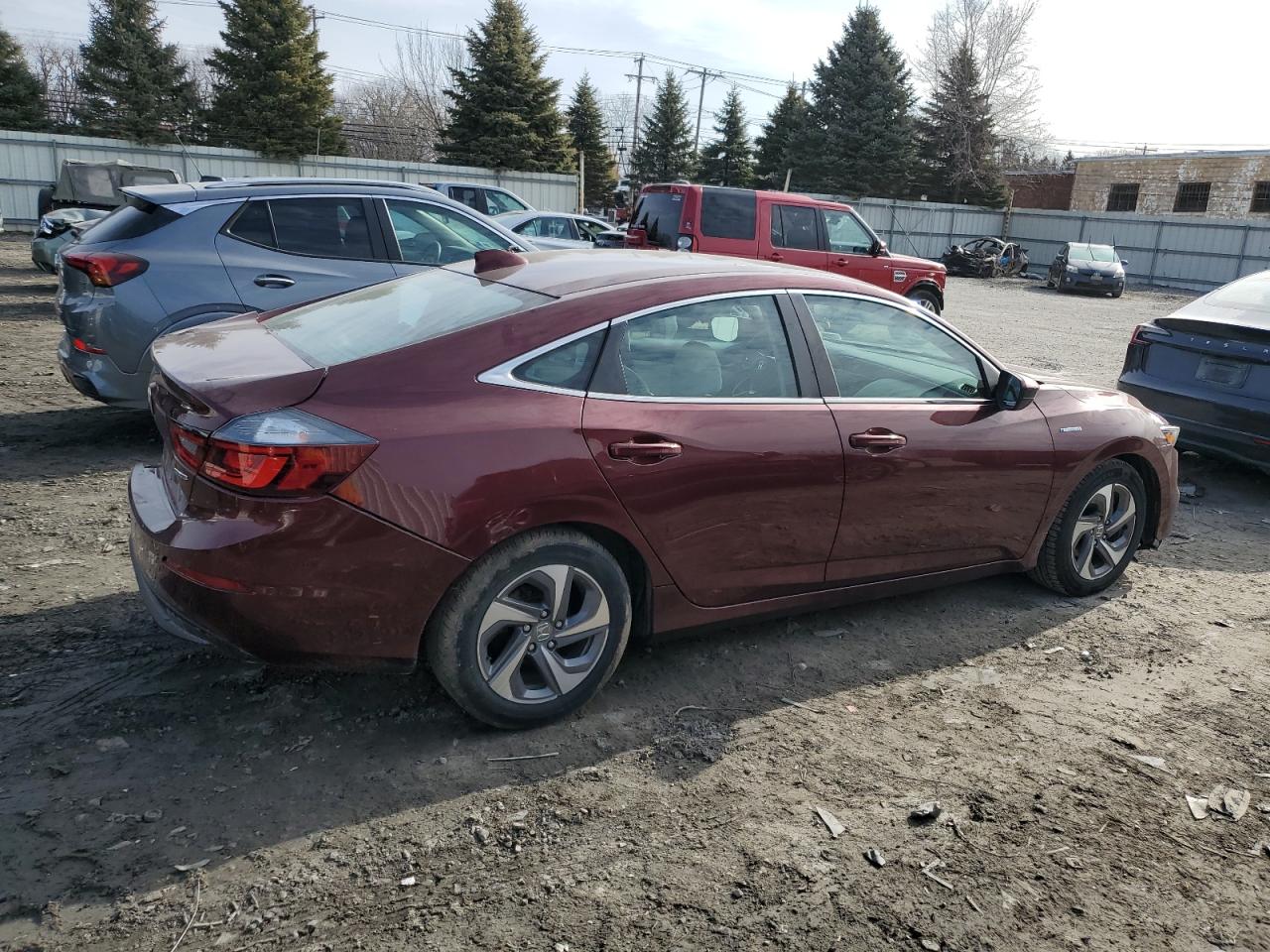 2019 Honda Insight VIN 19XZE4F18KE008874 Copart auction photo, rear end damage thumbnail 3