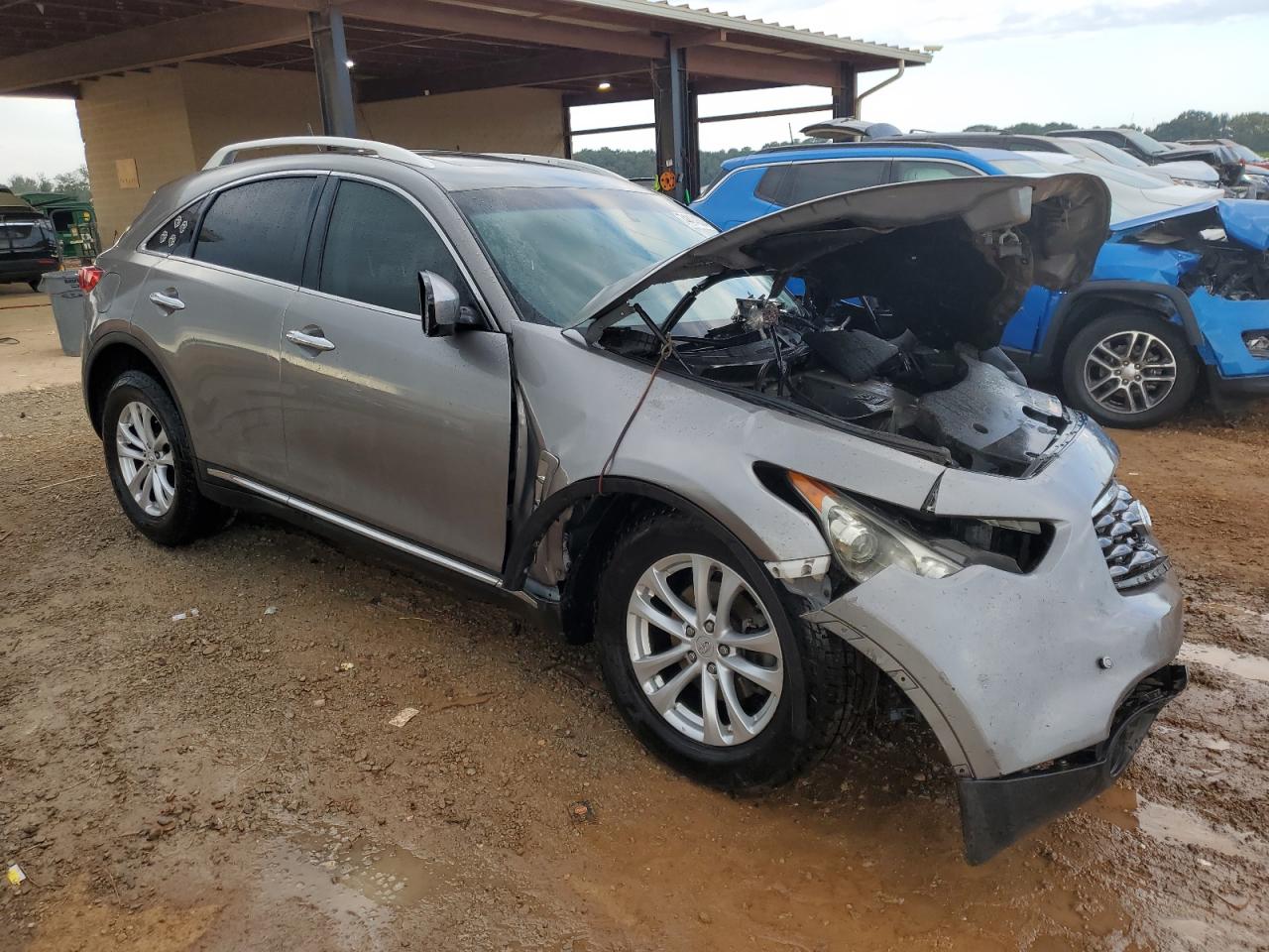 2011 Infiniti FX VIN JN8AS1MU4BM710195 Copart auction photo, front end damage thumbnail 4