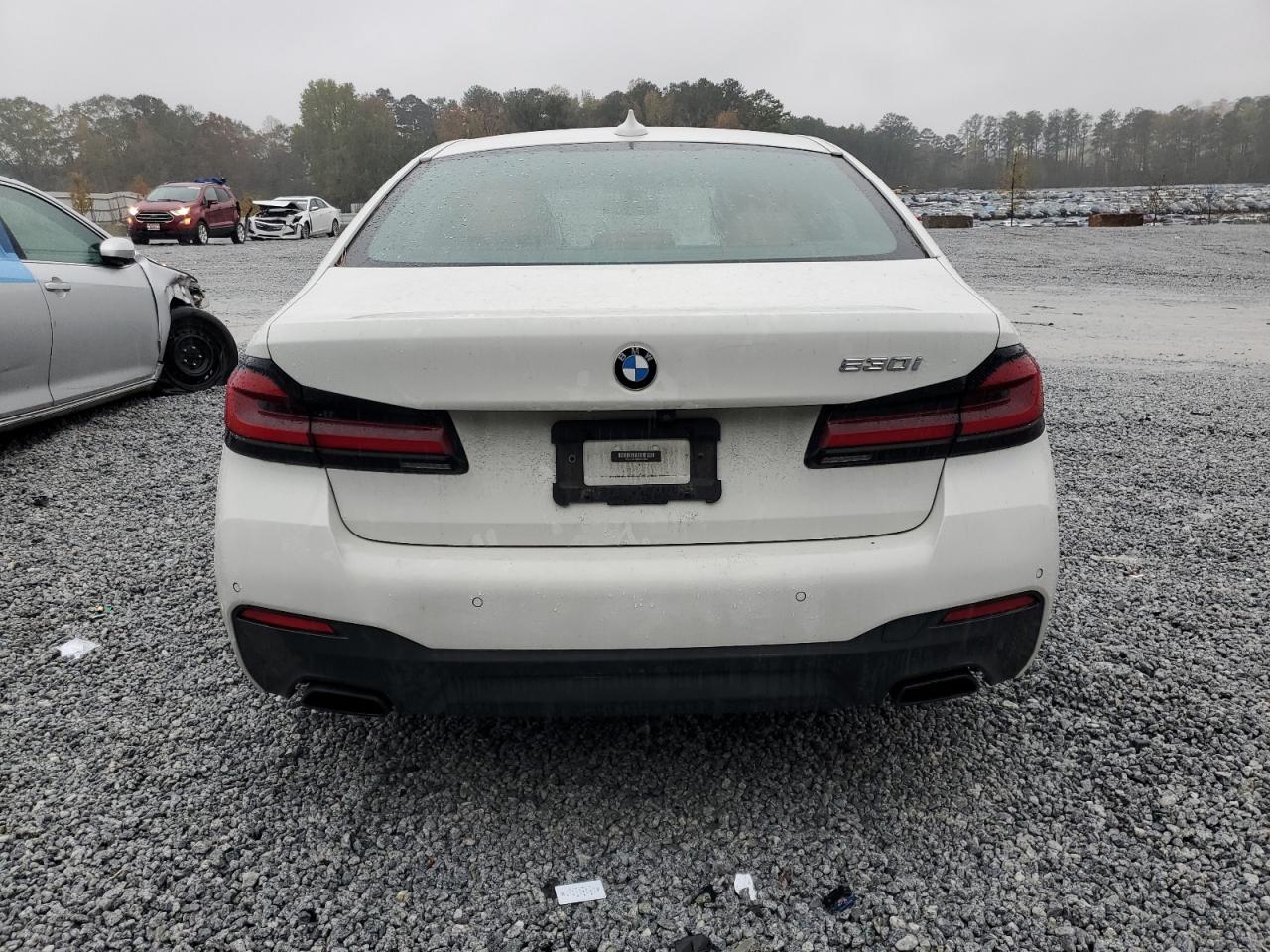 2022 BMW 5er VIN WBA53BH01NWX39246 Copart auction photo, front end / minor dent/scratches damage thumbnail 6