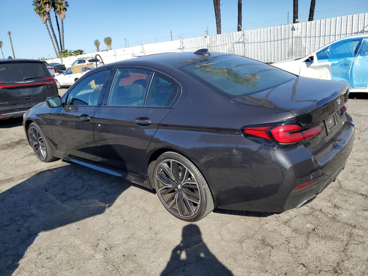 2021 BMW 5er VIN WBA53BJ06MWX28140 Copart auction photo, burn / minor dent/scratches damage thumbnail 2