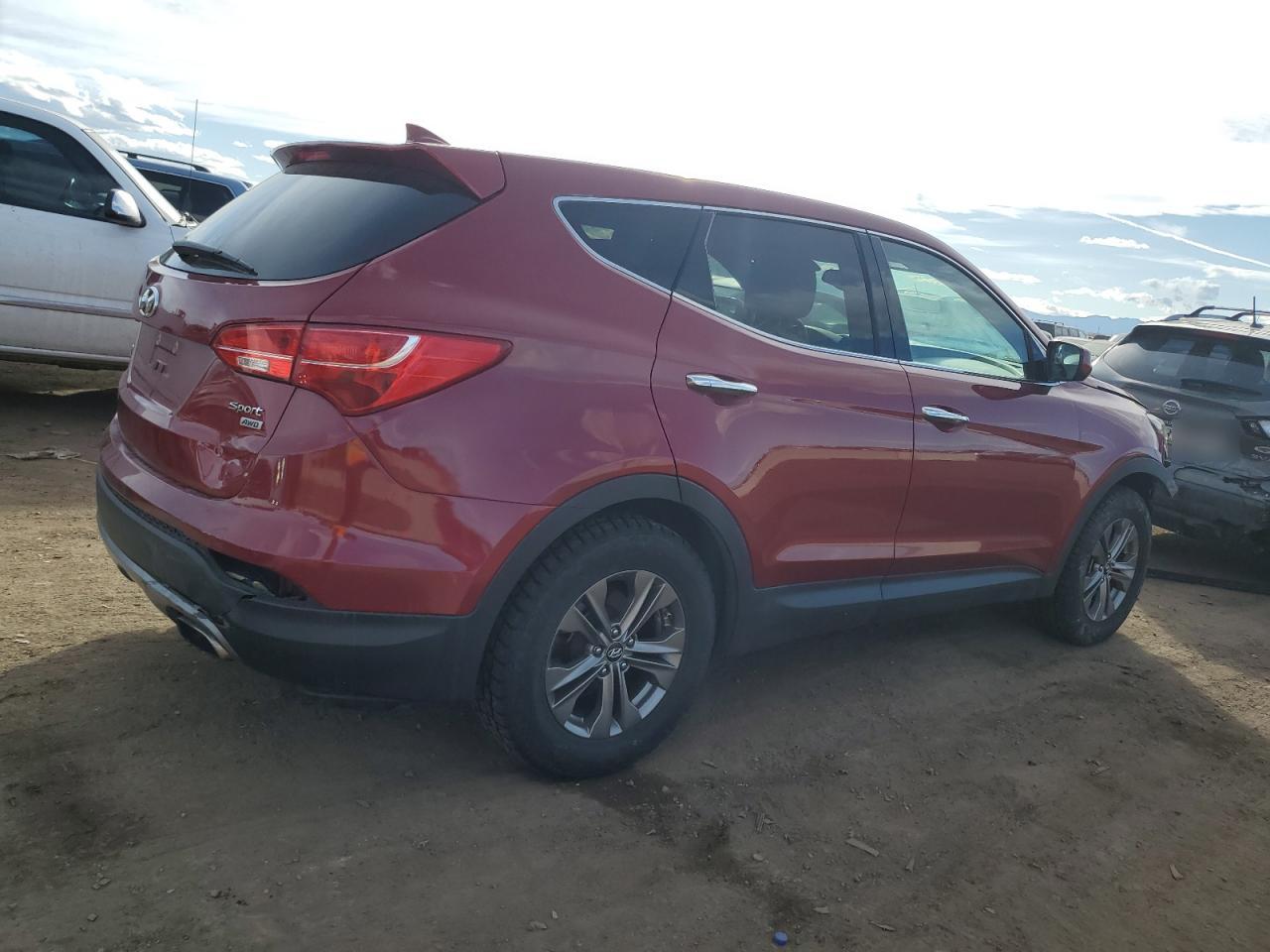 2013 Hyundai Santa Fe VIN 5XYZTDLB5DG104695 Copart auction photo, front end / mechanical damage thumbnail 3