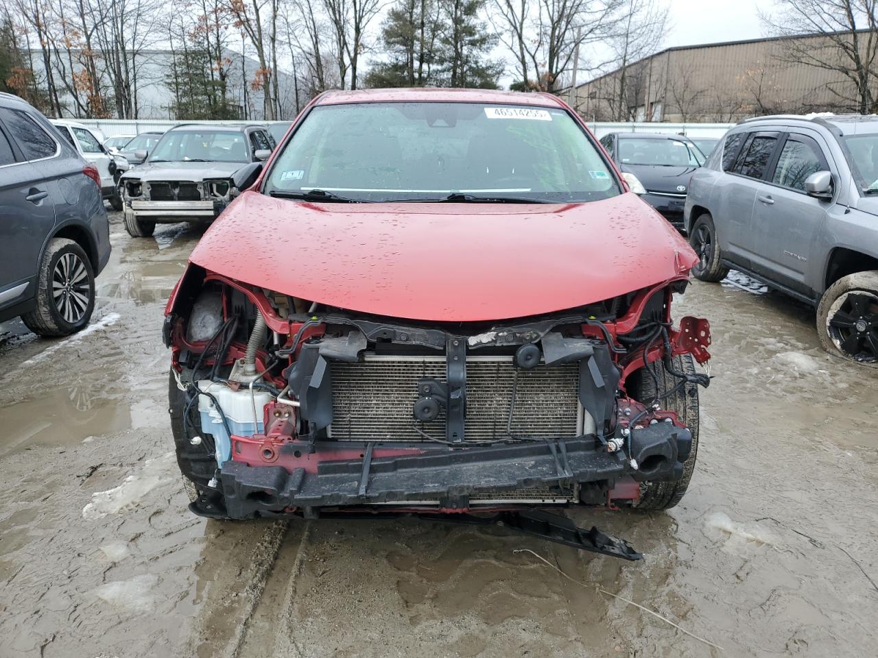2017 Toyota RAV 4 VIN JTMBFREV5HJ174958 Copart auction photo, front end / side damage thumbnail 5