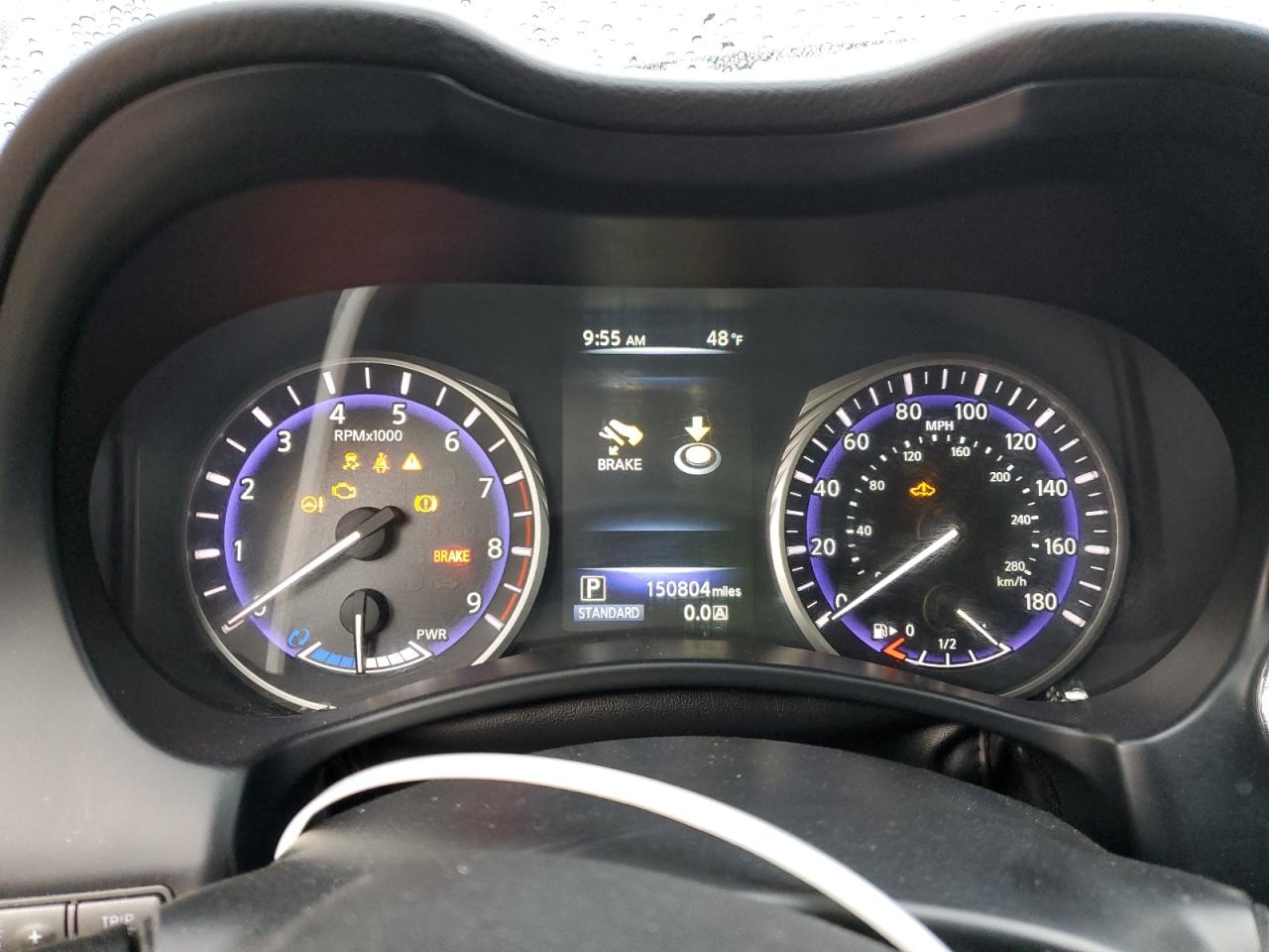 2014 Infiniti Q50 VIN JN1AV7AP0EM690345 Copart auction photo, vandalism / all over damage thumbnail 9