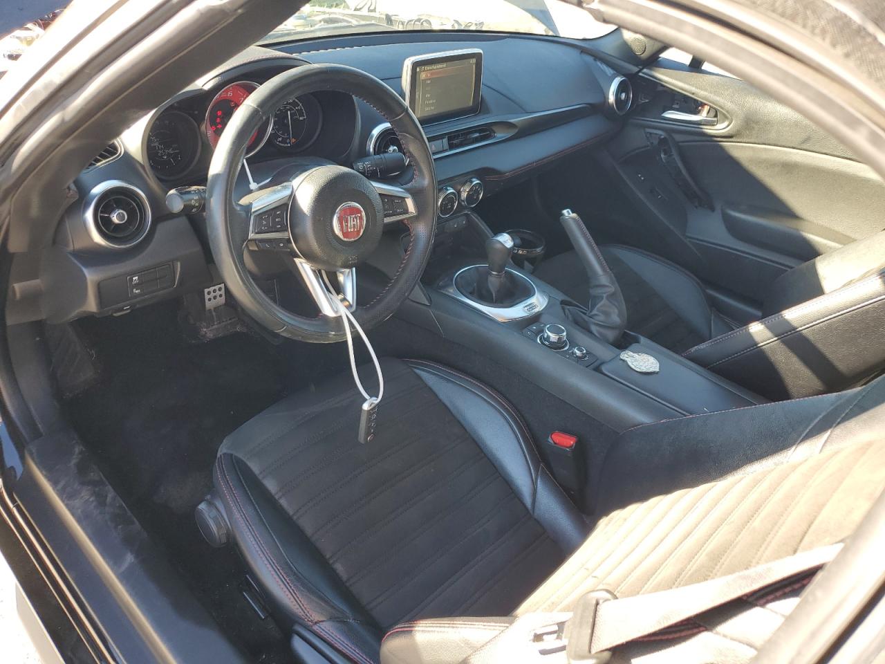 2017 Fiat 124 Spider VIN JC1NFAEK2H0119827 Copart auction photo, side / front end damage thumbnail 8