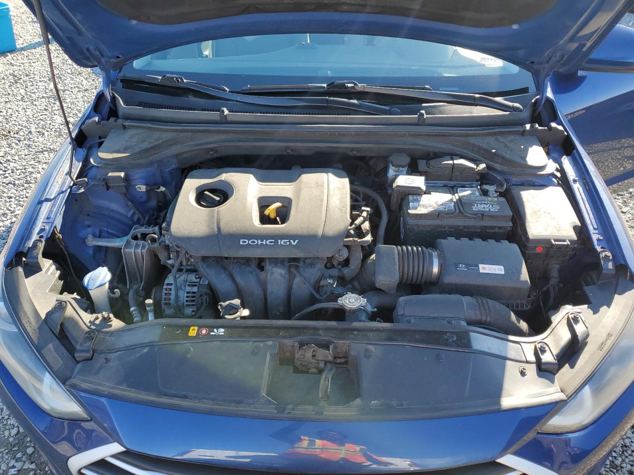 2018 Hyundai Elantra VIN 5NPD84LF4JH258480 Copart auction photo, rear end damage thumbnail 11
