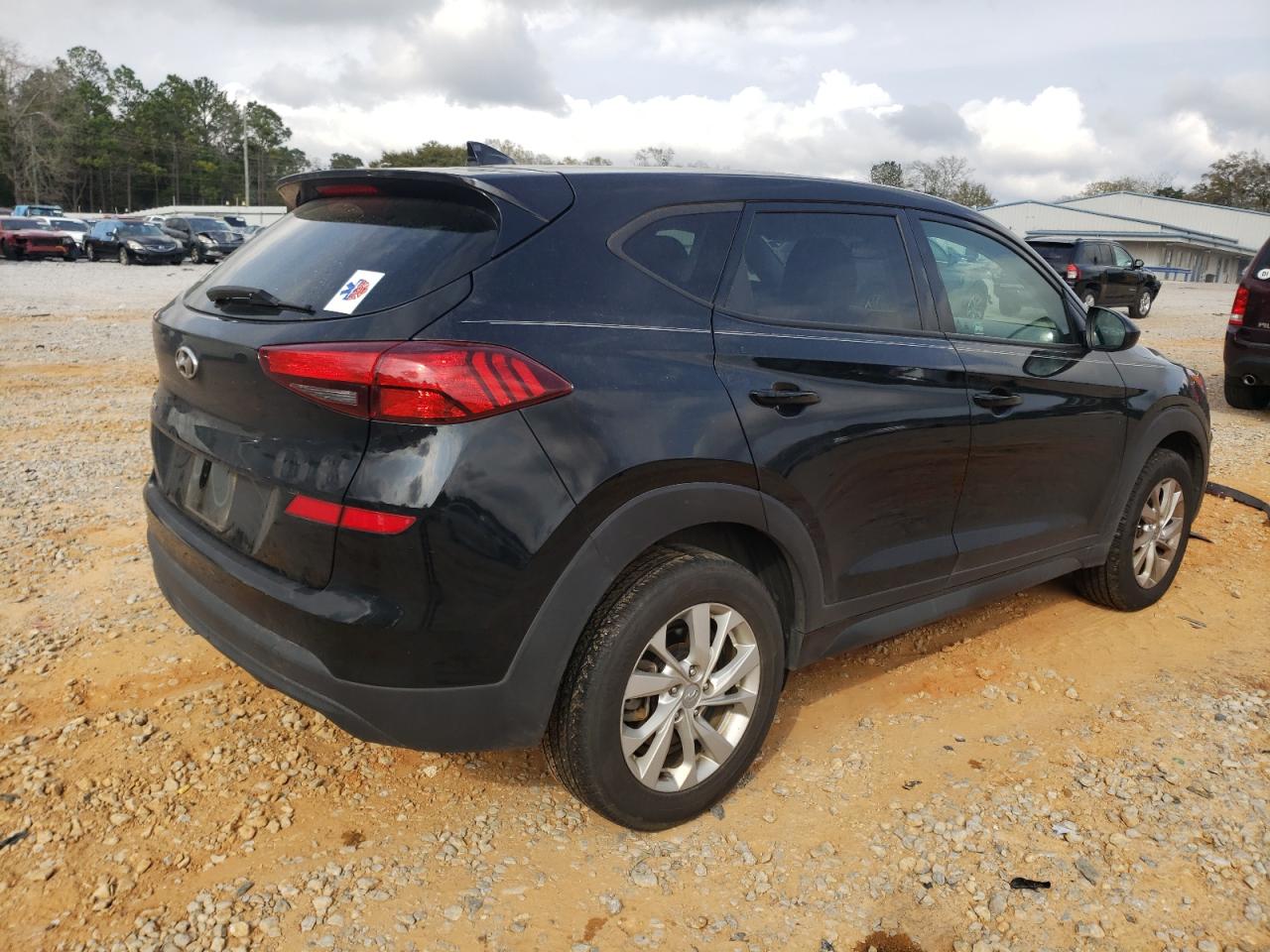 2021 Hyundai Tucson VIN KM8J23A49MU290332 Copart auction photo, side damage thumbnail 3