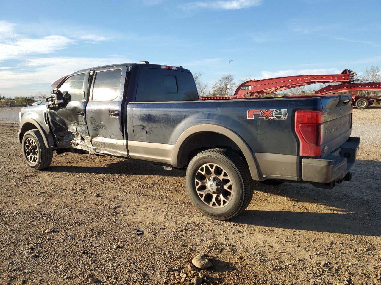 2022 Ford F350 VIN 1FT8W3BT5NEG24042 Copart auction photo, front end / side damage thumbnail 2