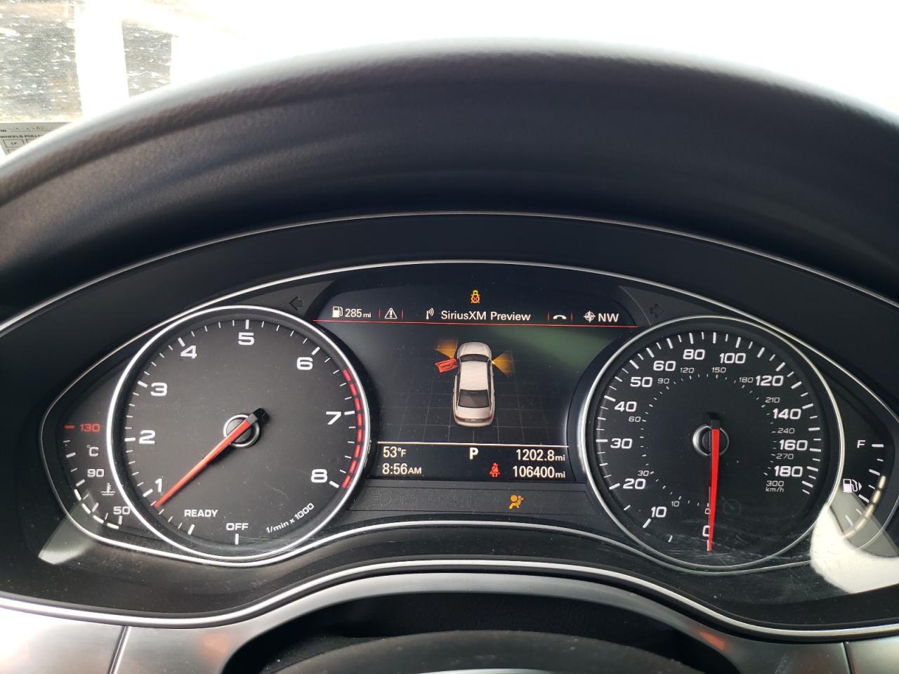 2016 Audi A6 VIN WAUHGAFC0GN071103 Copart auction photo, front end damage thumbnail 9