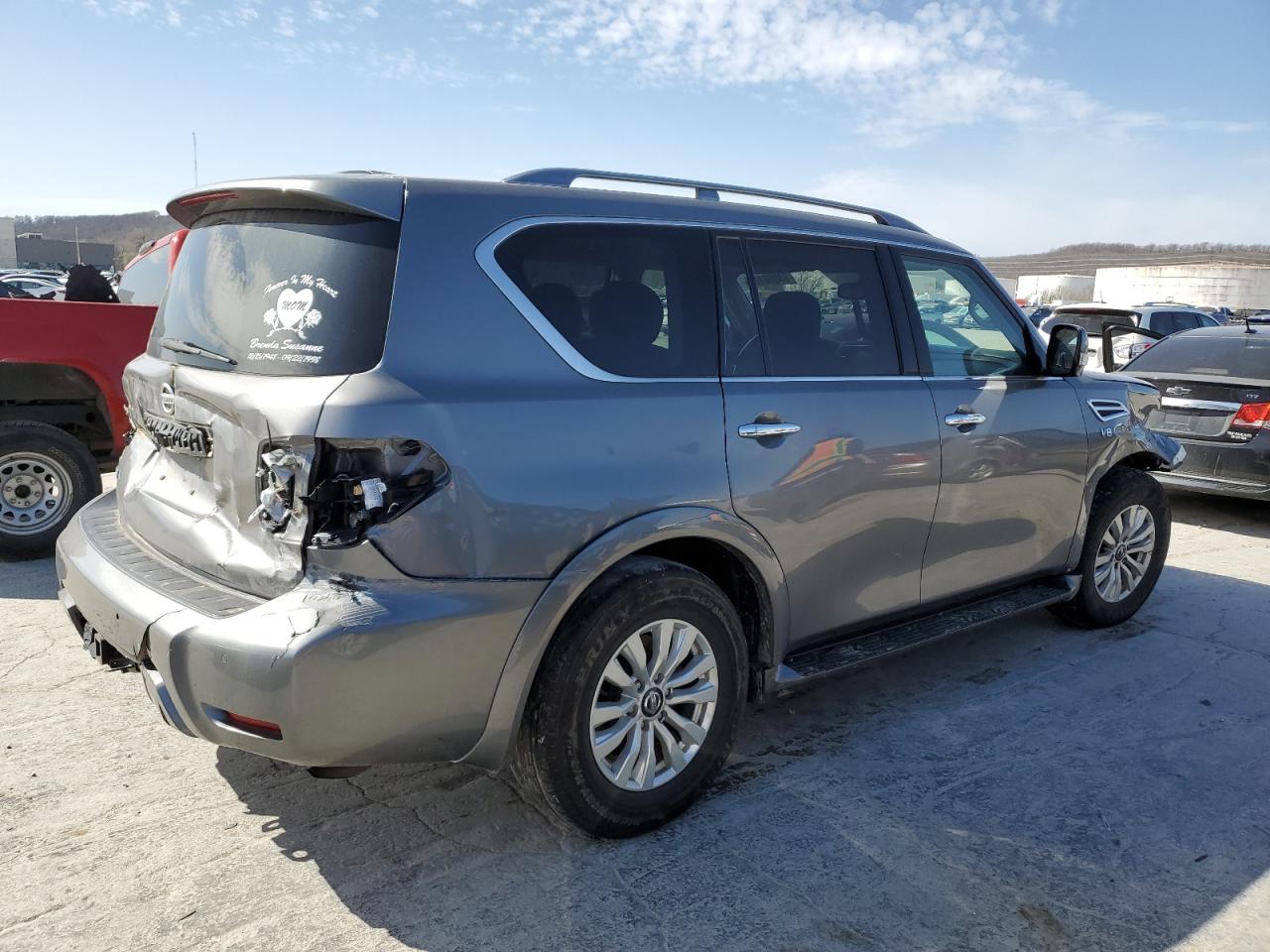 2020 Nissan Armada VIN JN8AY2NC8LX517946 Copart auction photo, rear end / front end damage thumbnail 3