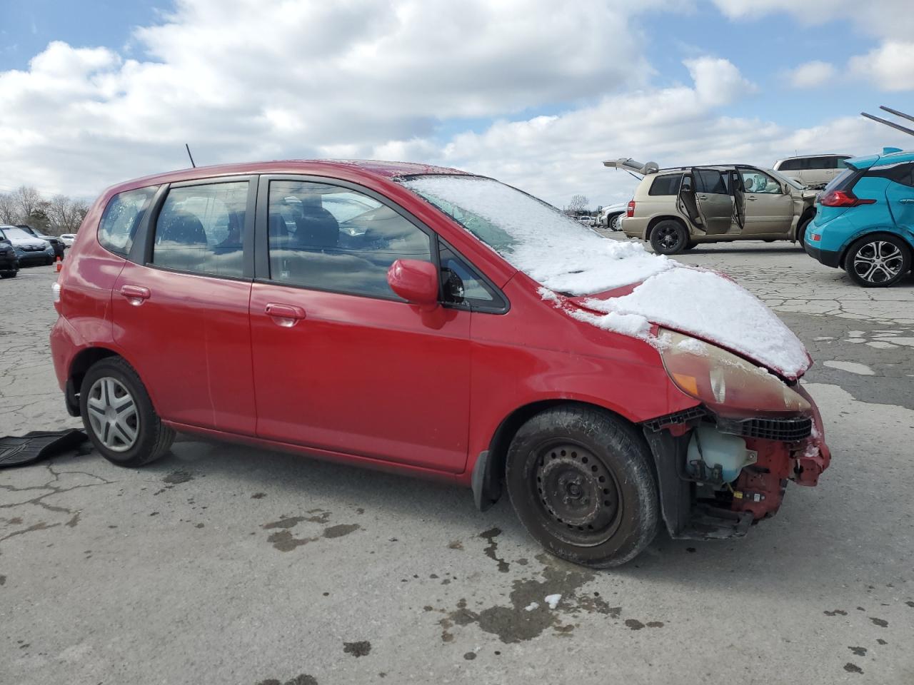 2008 Honda Fit VIN JHMGD38488S045228 Copart auction photo, front end damage thumbnail 4