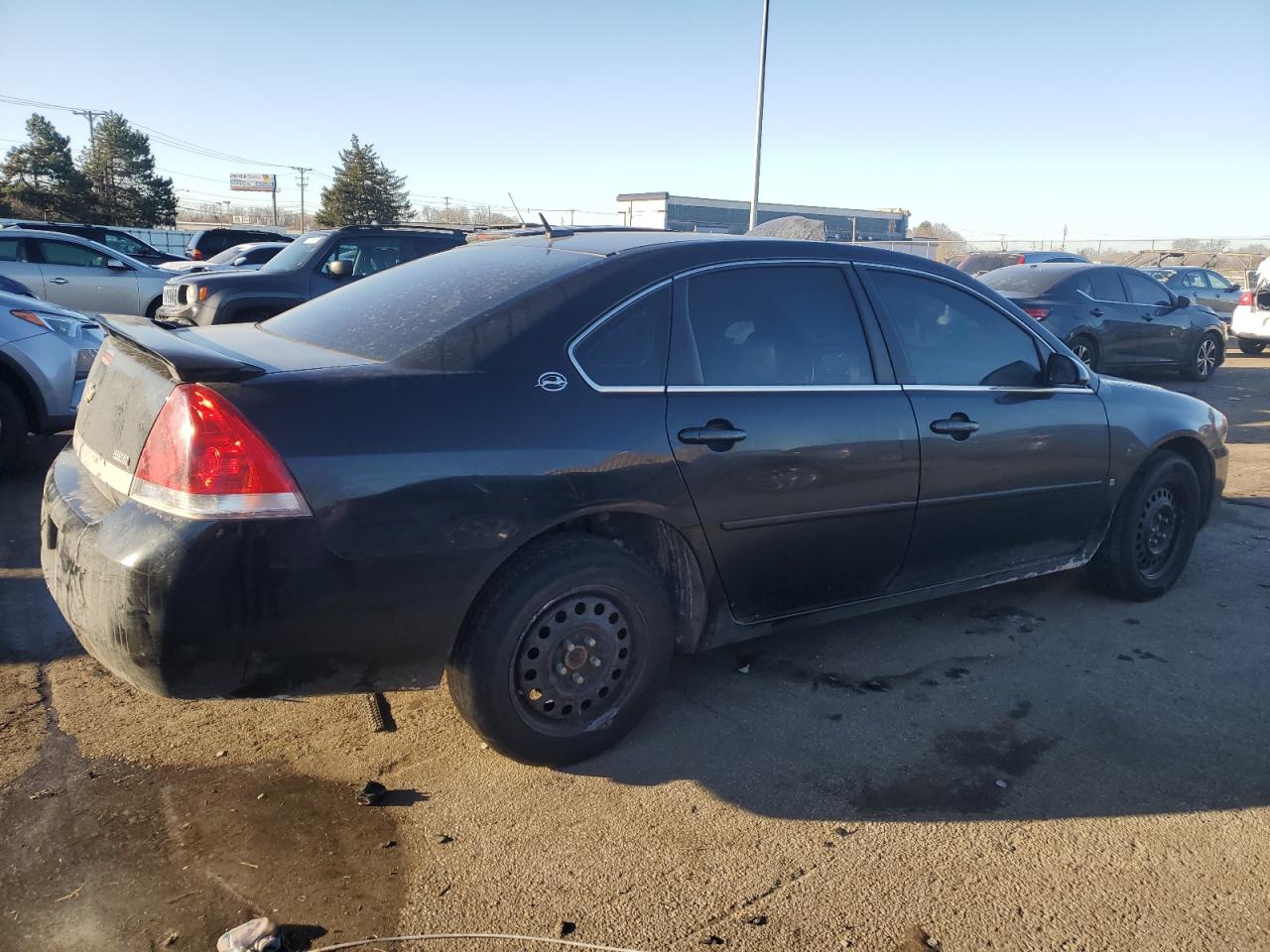 2008 Chevrolet Impala VIN 2G1WT58K581272606 Copart auction photo, front end / side damage thumbnail 3