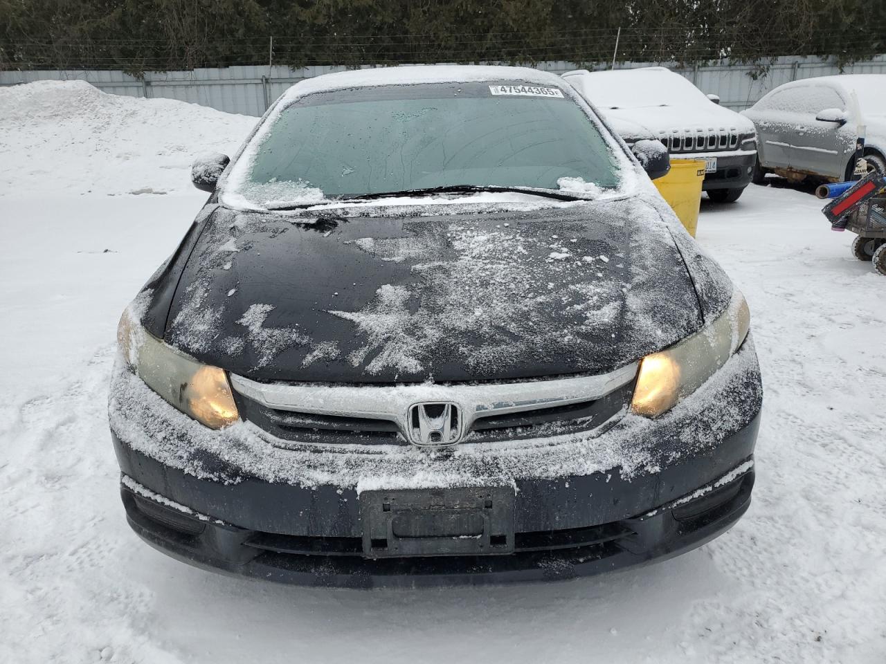 2012 Honda Civic VIN 2HGFB2F54CH114961 Copart auction photo, rear end damage thumbnail 5