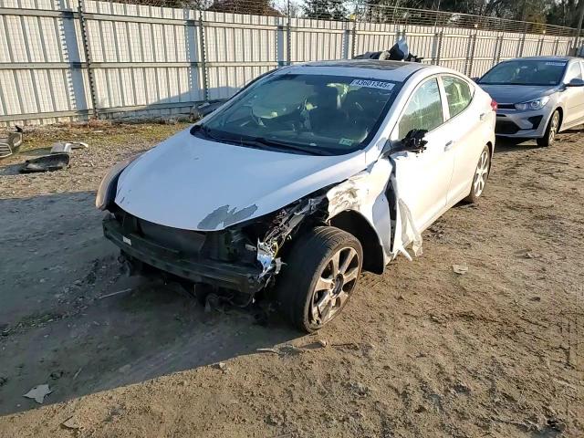 2013 Hyundai Elantra VIN 5NPDH4AE2DH285093 Copart auction photo, all over damage thumbnail 10