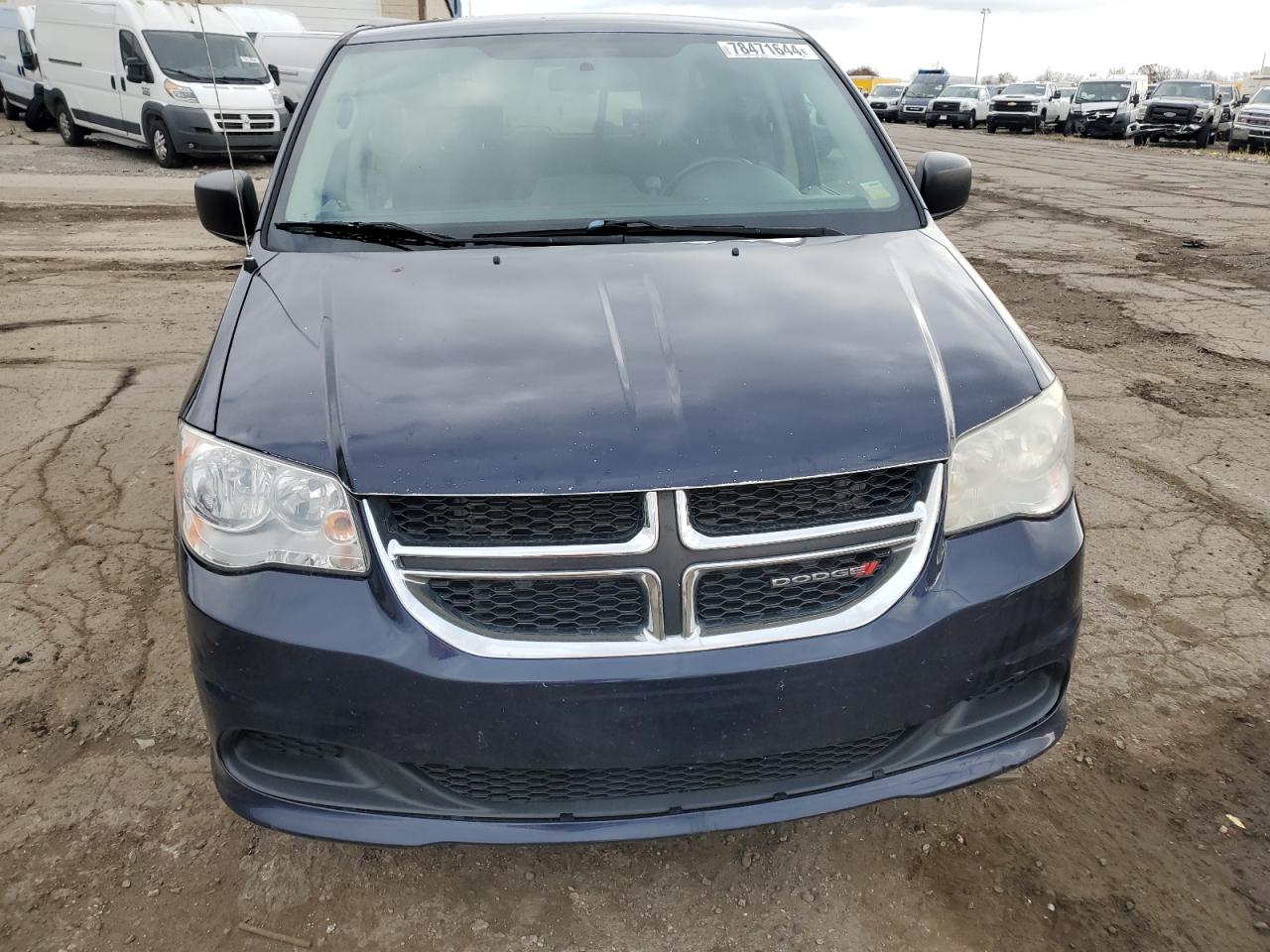 2014 Dodge Caravan VIN 2C4RDGBG8ER449941 Copart auction photo, side damage thumbnail 5