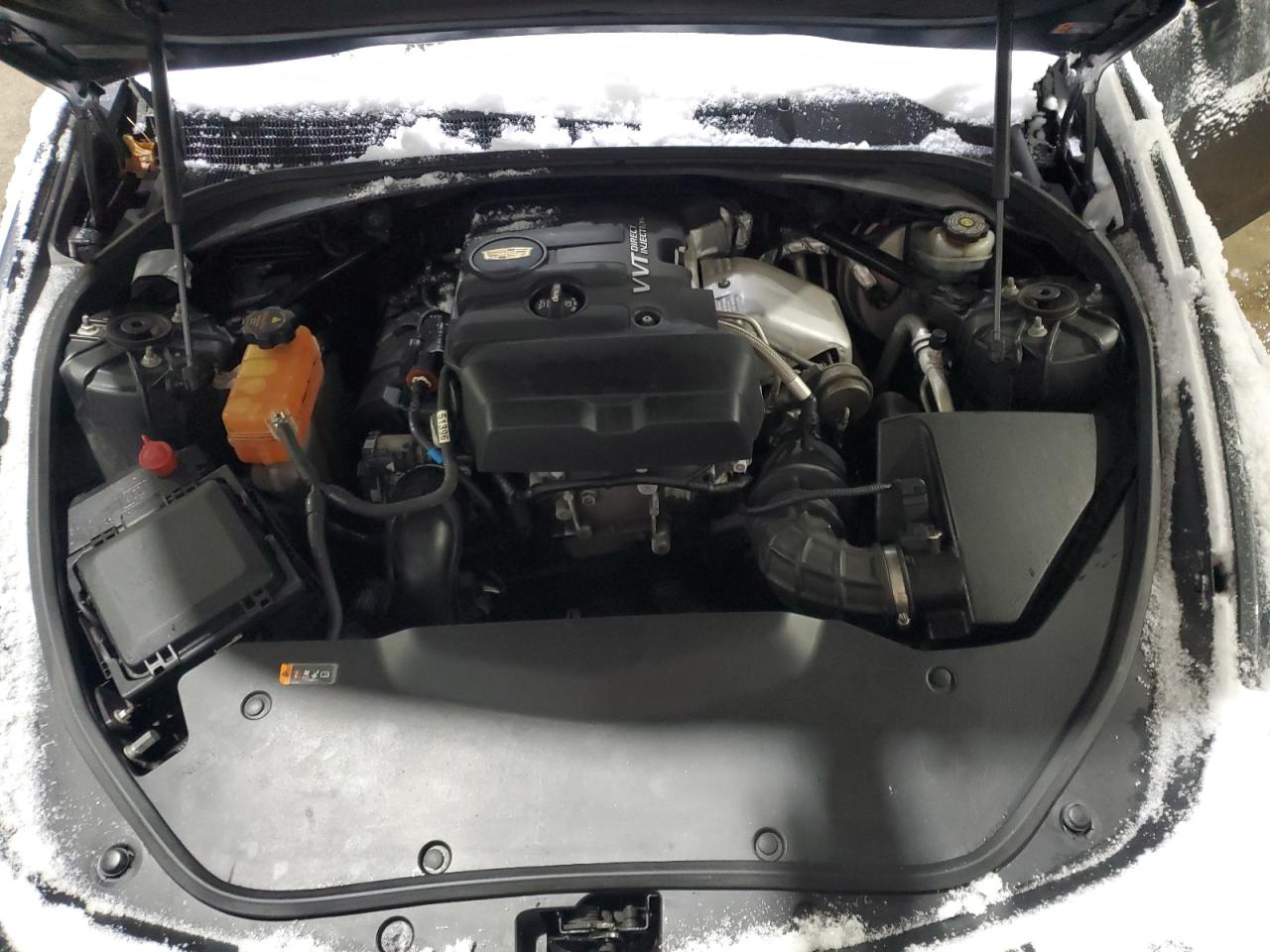 2016 Cadillac CTS VIN 1G6AP5SXXG0123356 Copart auction photo, front end / rear end damage thumbnail 13