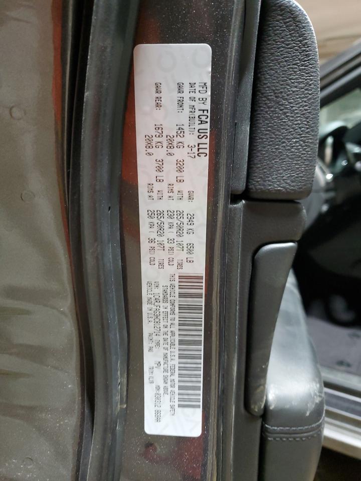 2017 Jeep Grand Cherokee VIN 1C4RJFAG3HC812714 Copart auction photo, front end damage thumbnail 15
