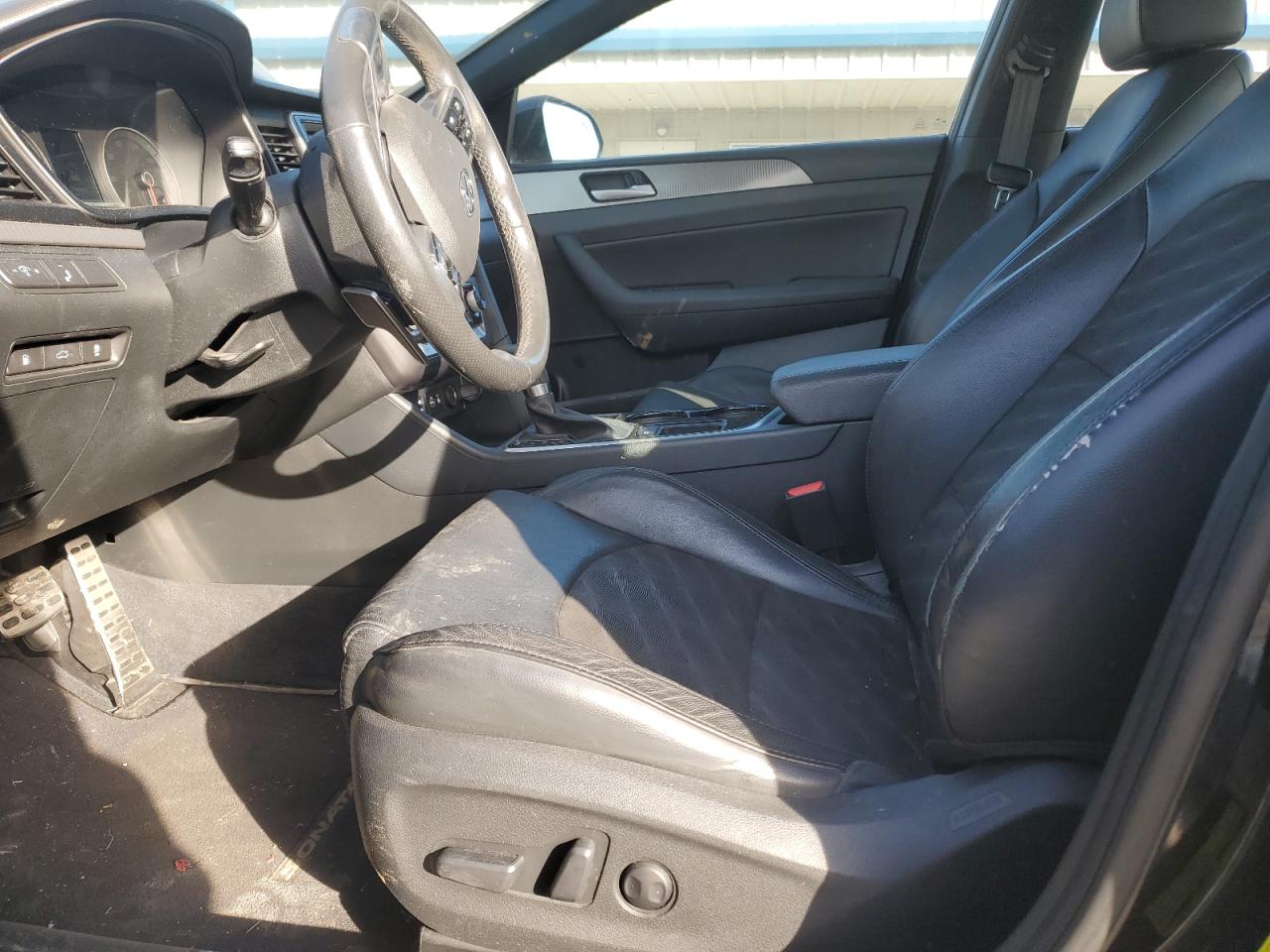 2019 Hyundai Sonata VIN 5NPE34AF6KH774654 Copart auction photo, front end / side damage thumbnail 7