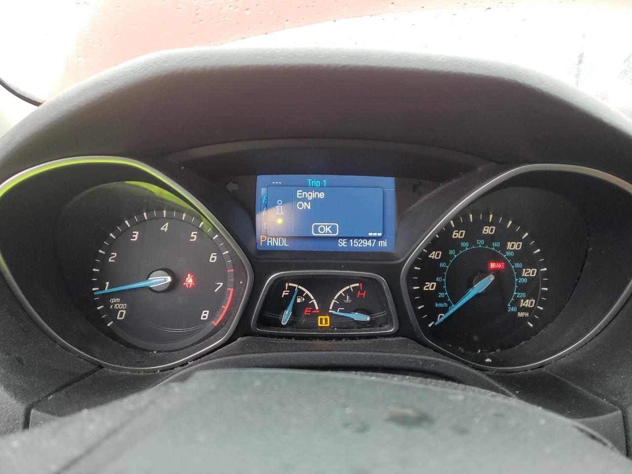 2014 Ford Focus VIN 1FADP3F20EL301418 Copart auction photo, front end damage thumbnail 9