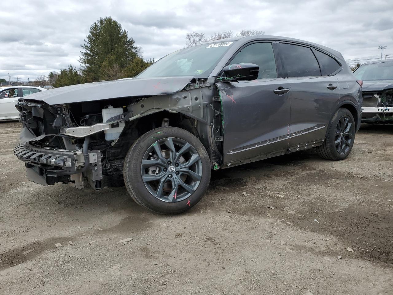 2022 Acura MDX VIN 5J8YE1H05NL001750 - Copart auction photo