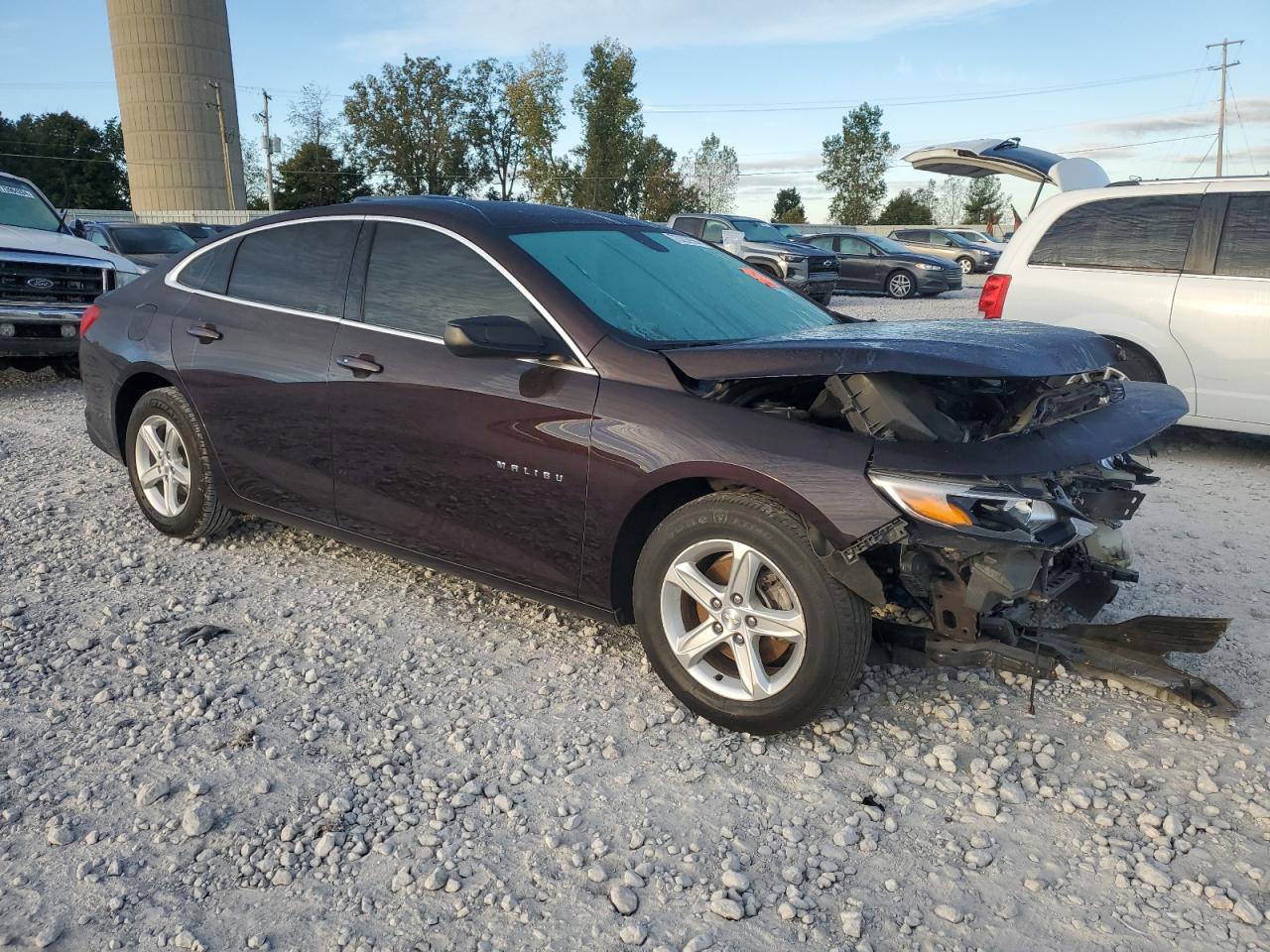 2020 Chevrolet Malibu VIN 1G1ZB5ST5LF015948 Copart auction photo, front end damage thumbnail 4